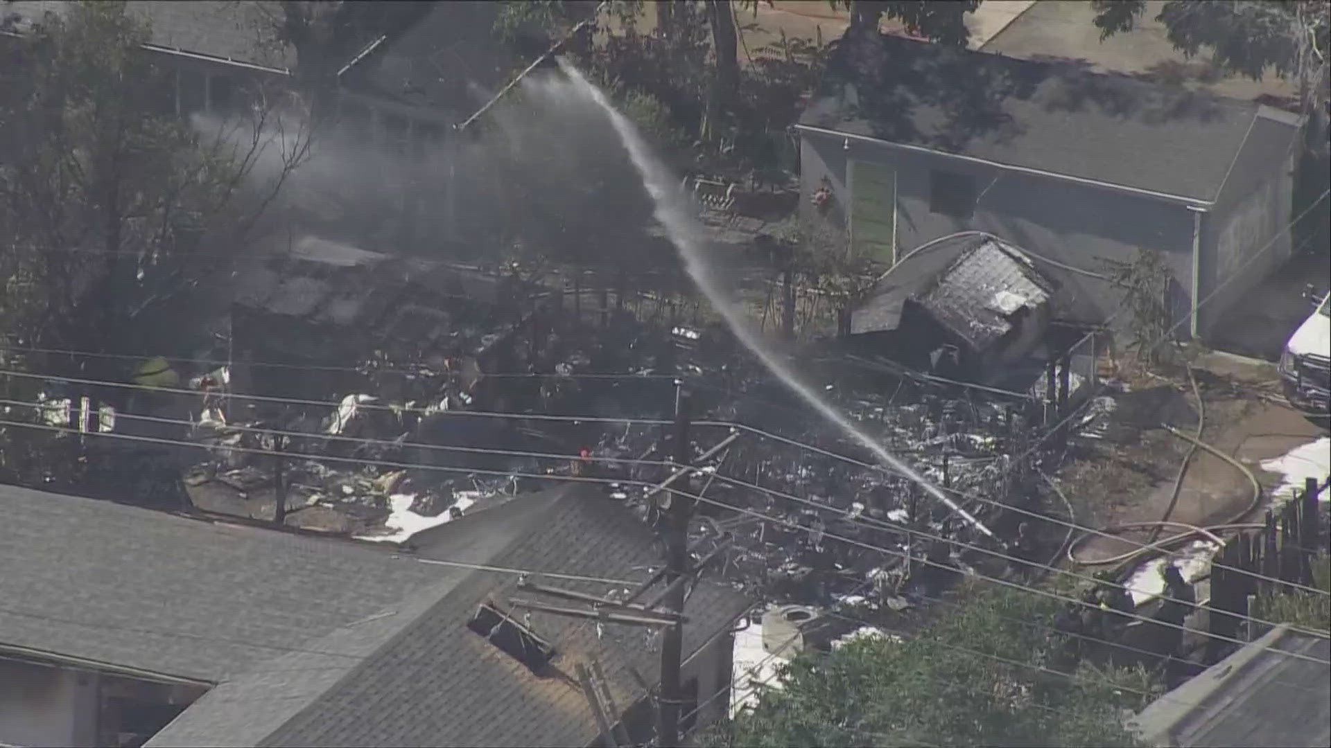 No one was injured in the fire. Denver Fire said they are investigating the cause.