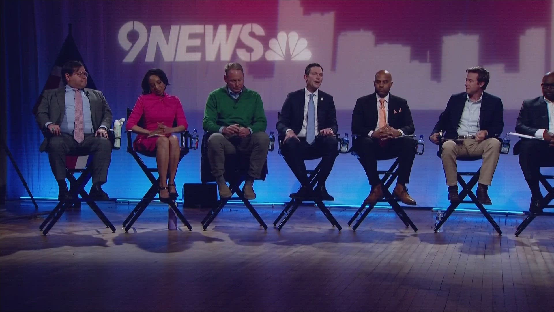 Eleven of the 17 candidates for mayor were selected for this debate based on polling numbers.