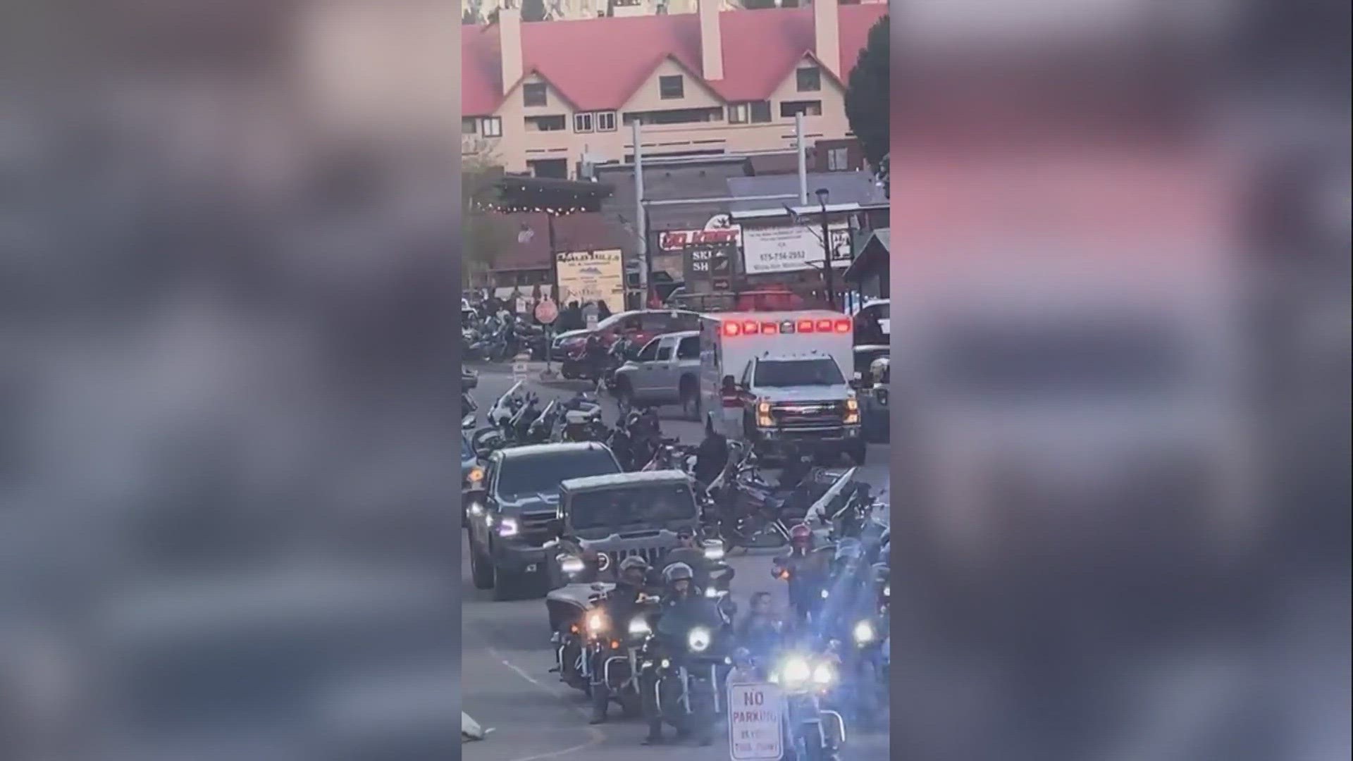 The shooting happened during the town's yearly Memorial Day motorcycle rally that draws in about 28,000 bikers.