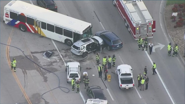 Rtd Bus Crash: Driver Ran Red Light Causing Crash On Parker Road 