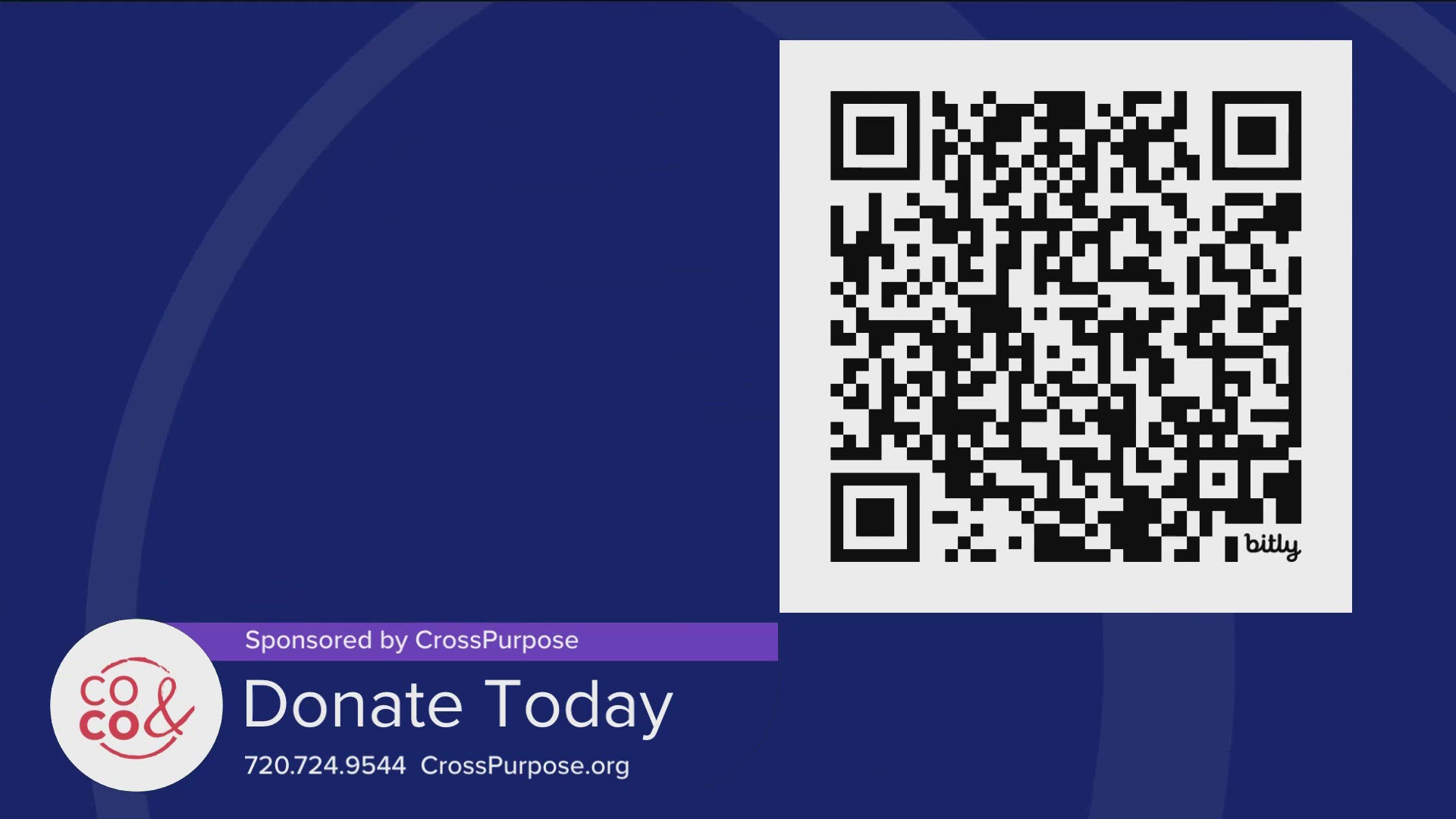 Donate and learn more about CrossPurpose by scanning the QR code, or at CrossPurpose.org. You can also call 720.724.9544. **PAID CONTENT**