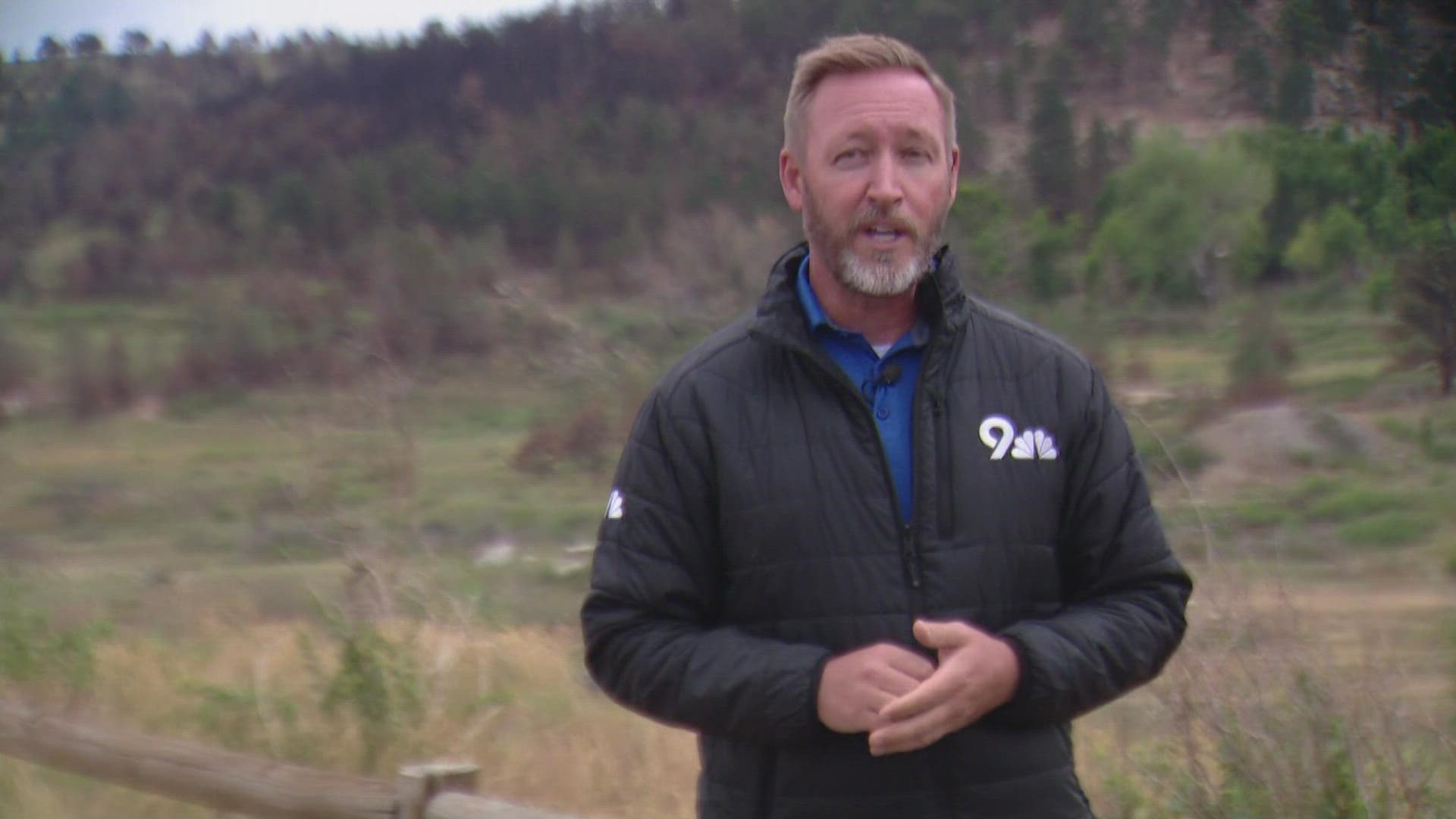 9NEWS Meteorologist Cory Reppenhagen has been monitoring severe storms and burn scars in Boulder County.