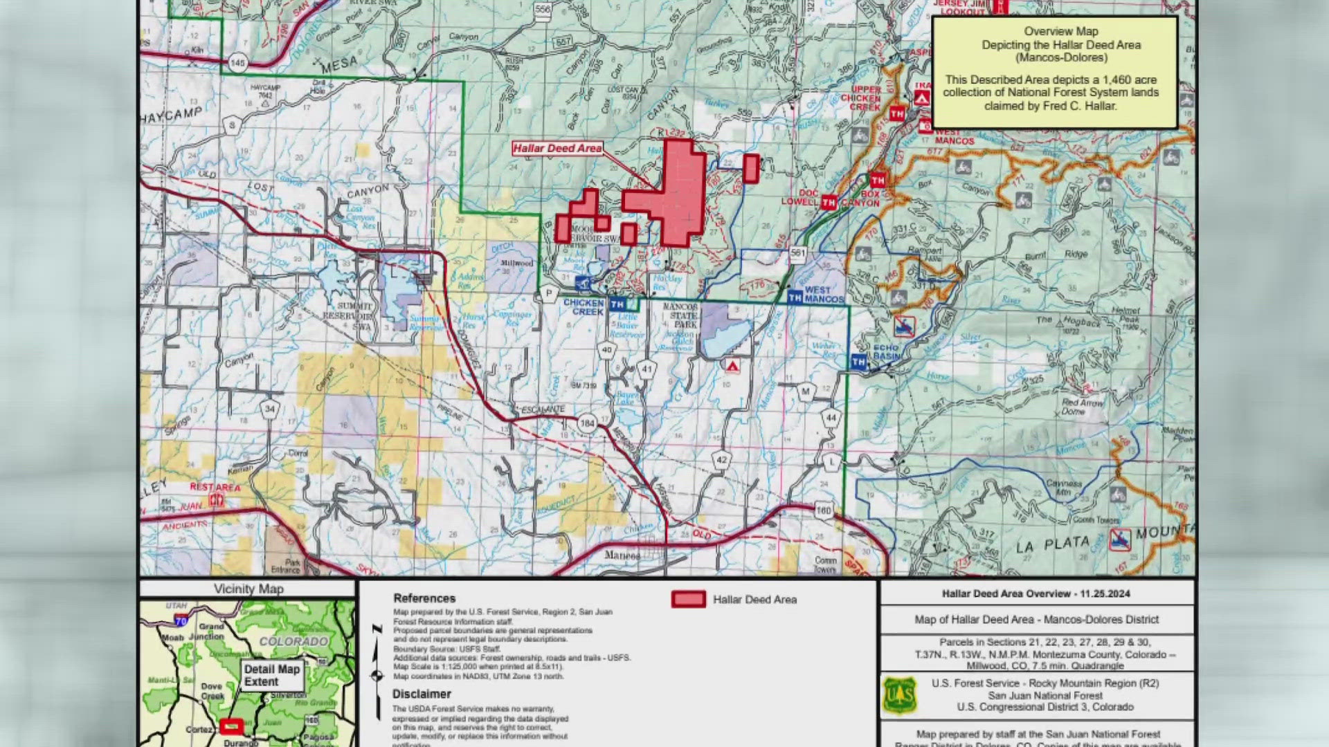 The Free Land Holders built a fence on national forest land and claimed it as their own in October. Now, they're being sued by the federal government.