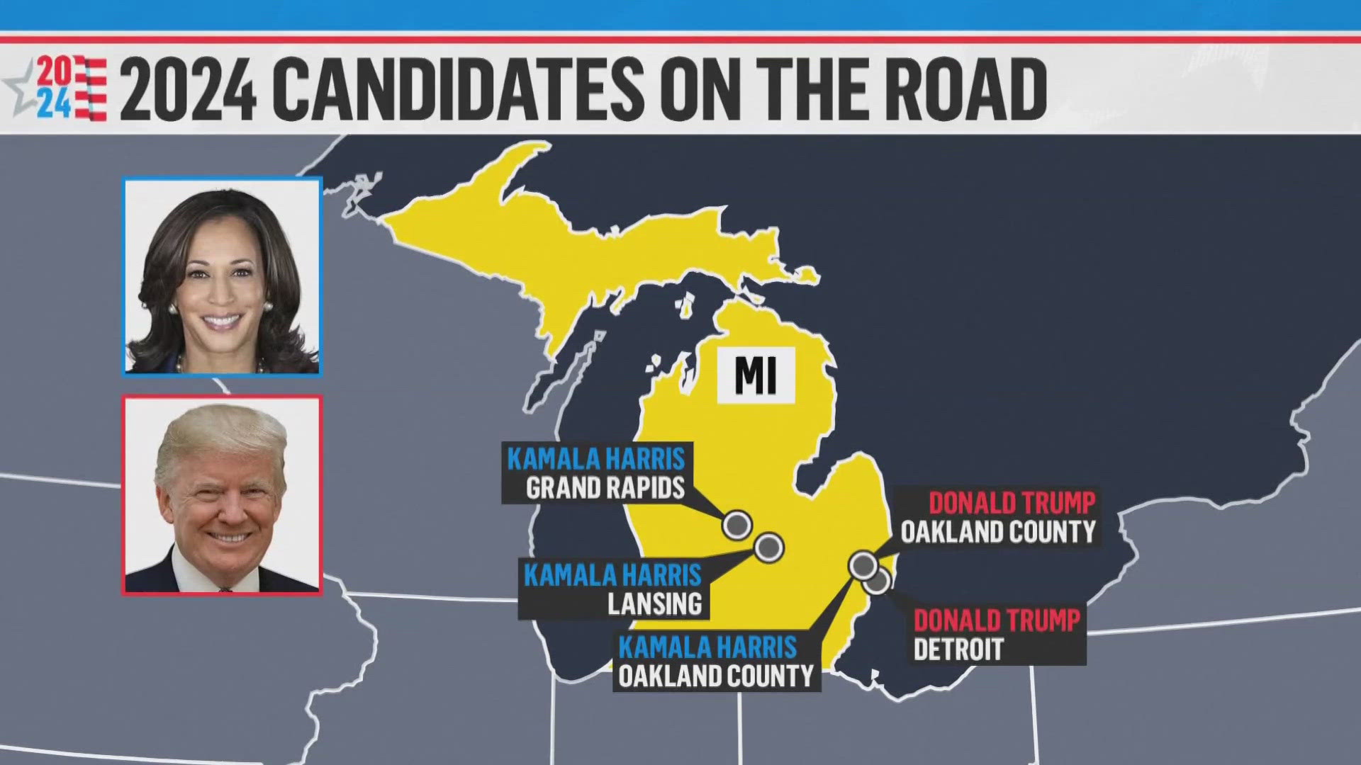 As the two presidential campaigns speed toward Election Day, this tight race is expected to be decided by just a handful of states.