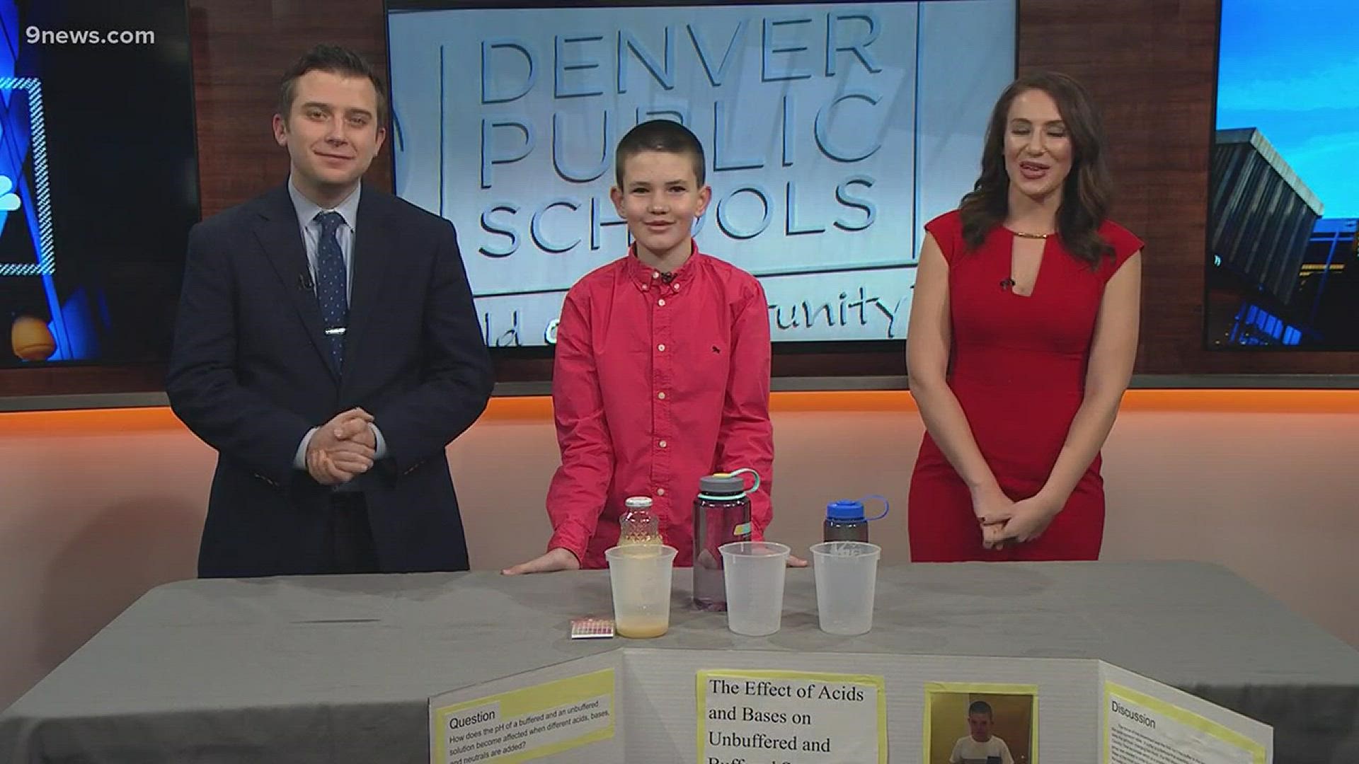 Students are bringing science to life in Denver on Saturday - and it's not just your standard volcano! One student came onto 9NEWS Mornings to show off some of their work.