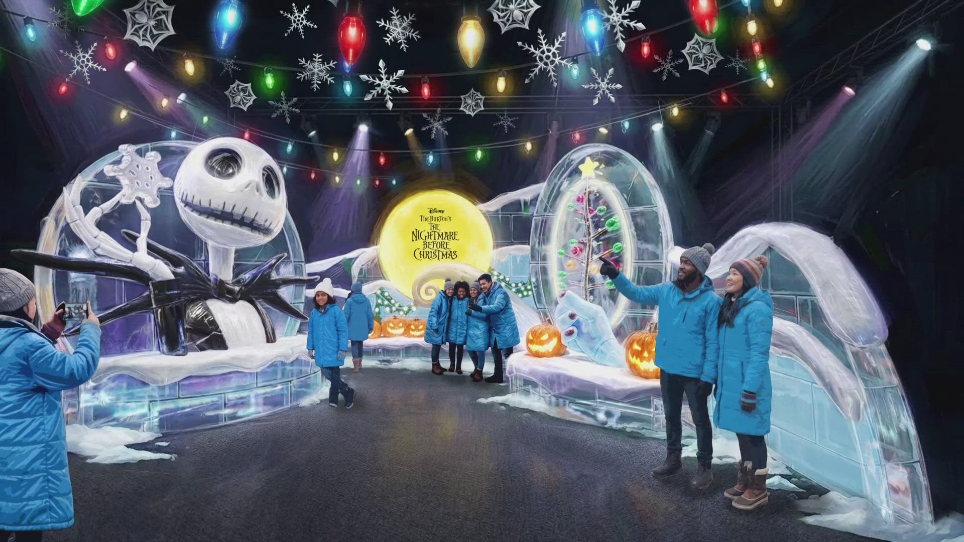 Gaylord Rockies Resort unveils 'Nightmare Before Christmas' frozen
