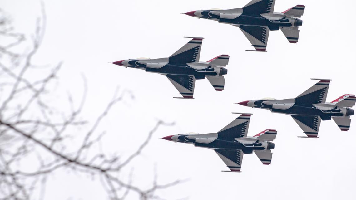 WATCH U.S. Air Force Thunderbirds fly over Colorado