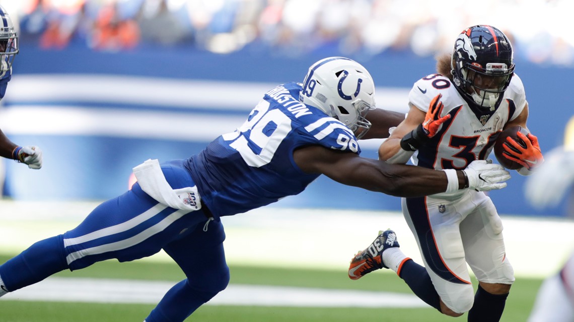 Game blog: Colts beat Broncos 15-13 with last-minute field goal