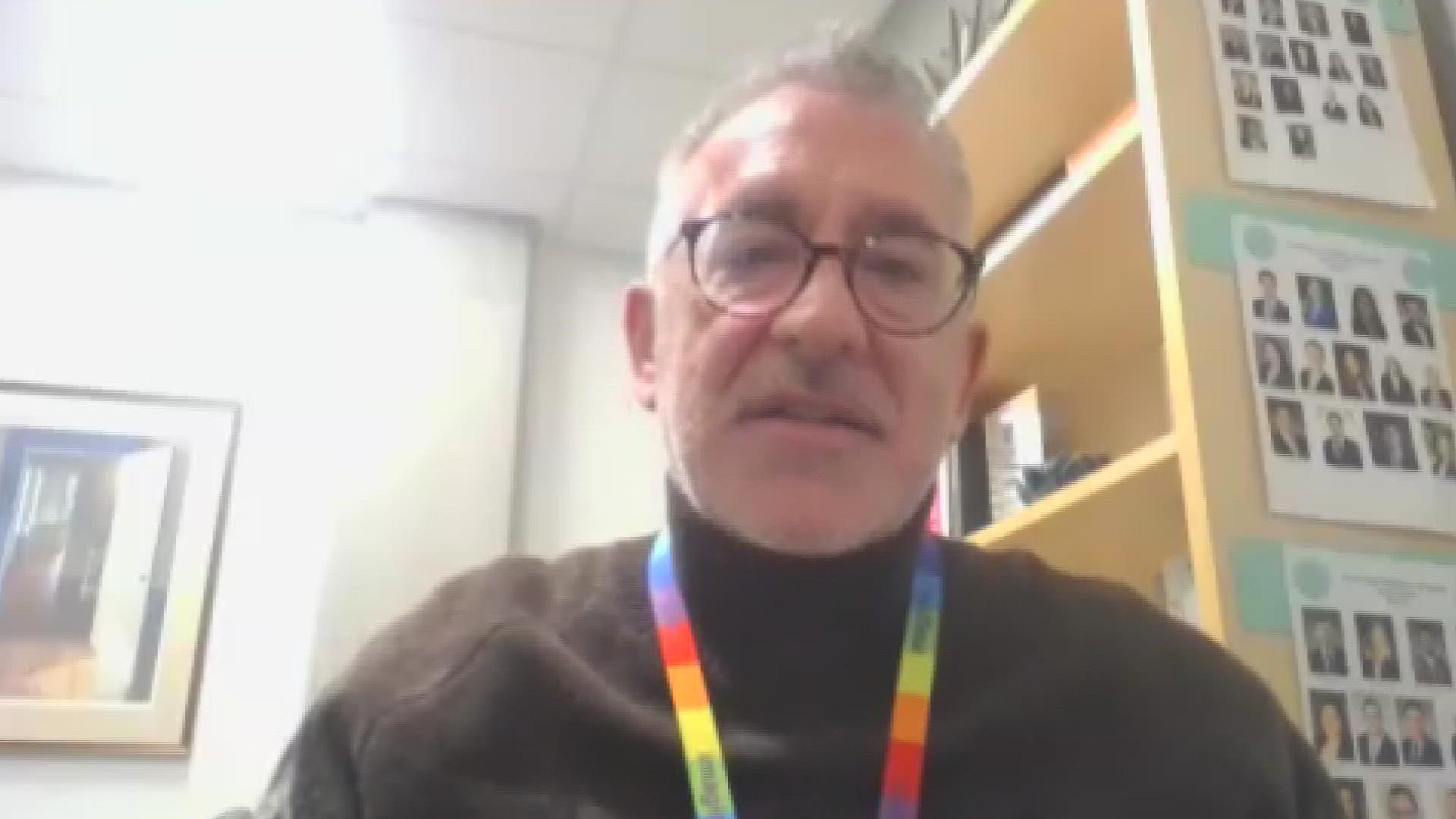 Dr. Robert Davies encourages people in the LGBTQ+ community to reach out to each other, and straight allies to check on their LGBTQ+ friends.