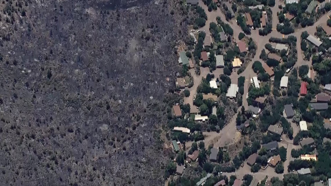 Gas Prices In Colorado >> RAW: Aerial view show how close Lake Christine Fire got to ... Gas Prices In Colorado >> RAW: Aerial view show how close Lake Christine Fire got to ...
