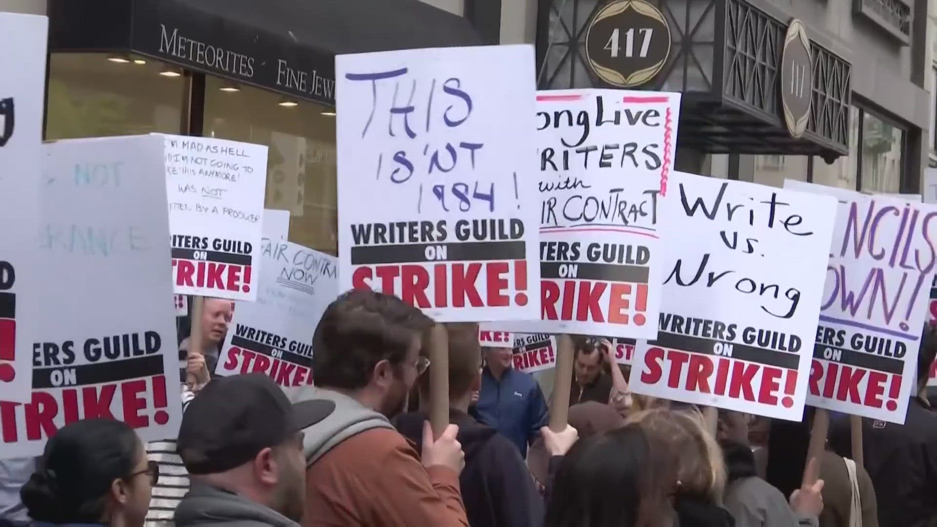 The union representing 11,500 writers of film, television and other entertainment are on strike. Legal analyst Whitney Traylor discusses the strike and its impacts.