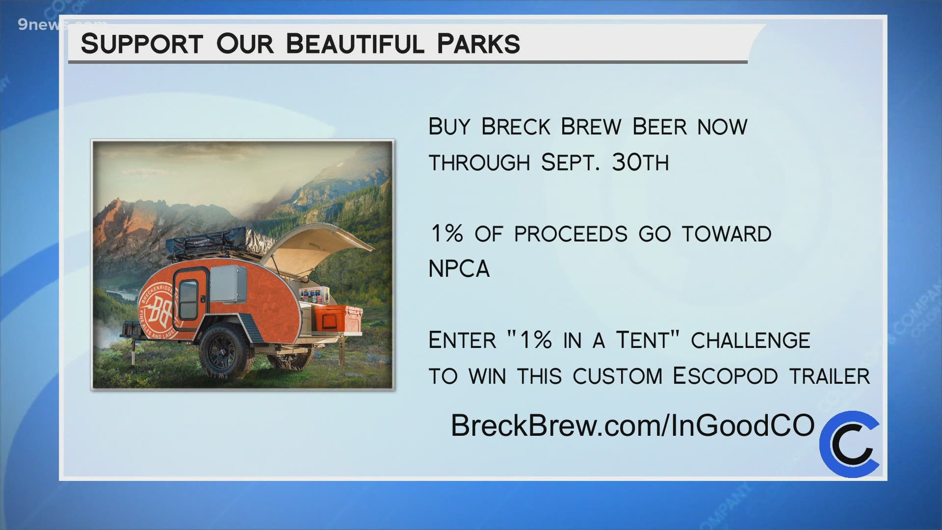 Support the NPCA by drinking Breck Brews! 1% of the proceeds will go to helping our national parks. Learn more at BreckBrew.com/GoodCO