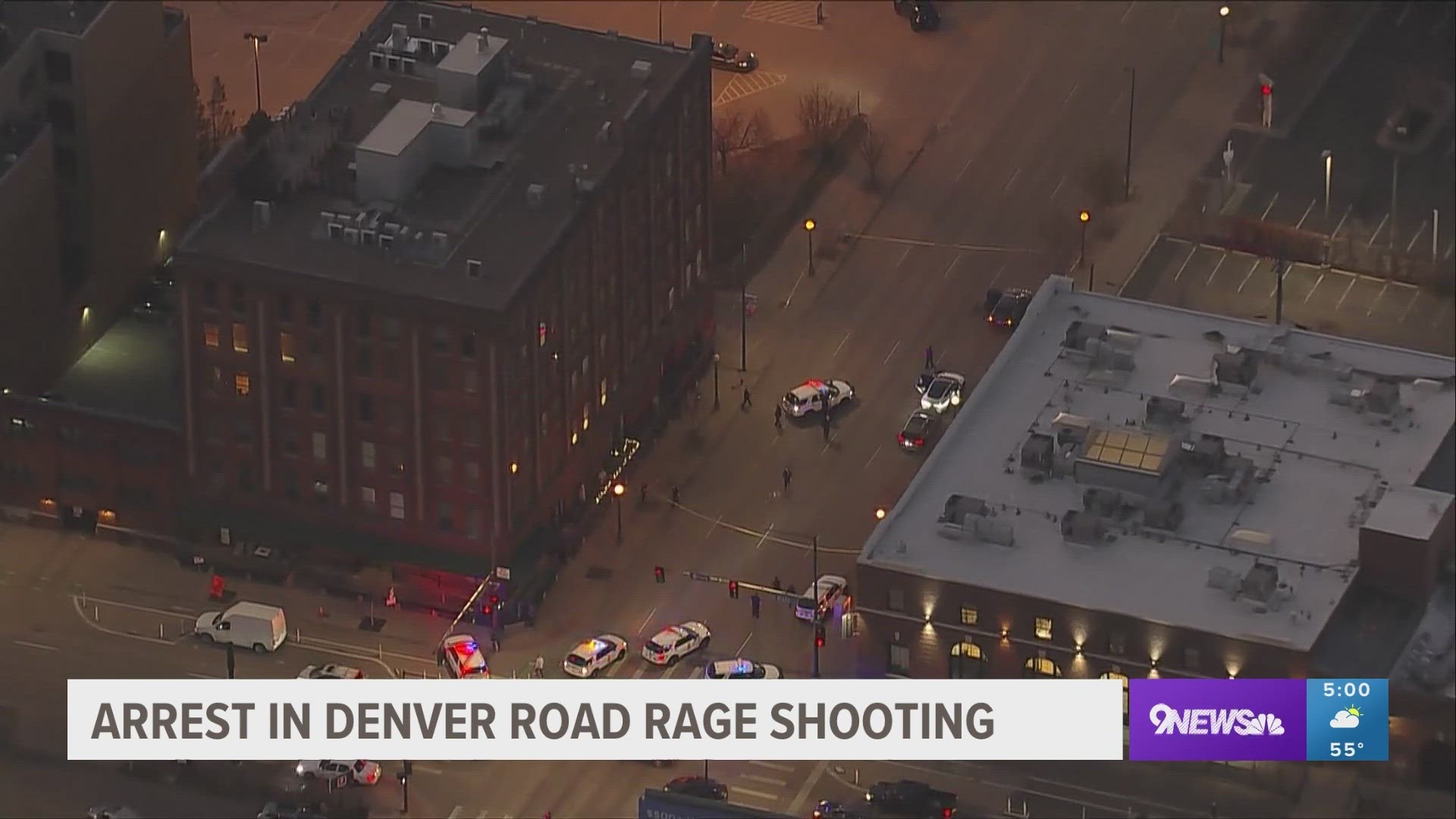 Denver Police said they arrested the suspect Friday night. He reportedly stayed at the scene after the shooting.