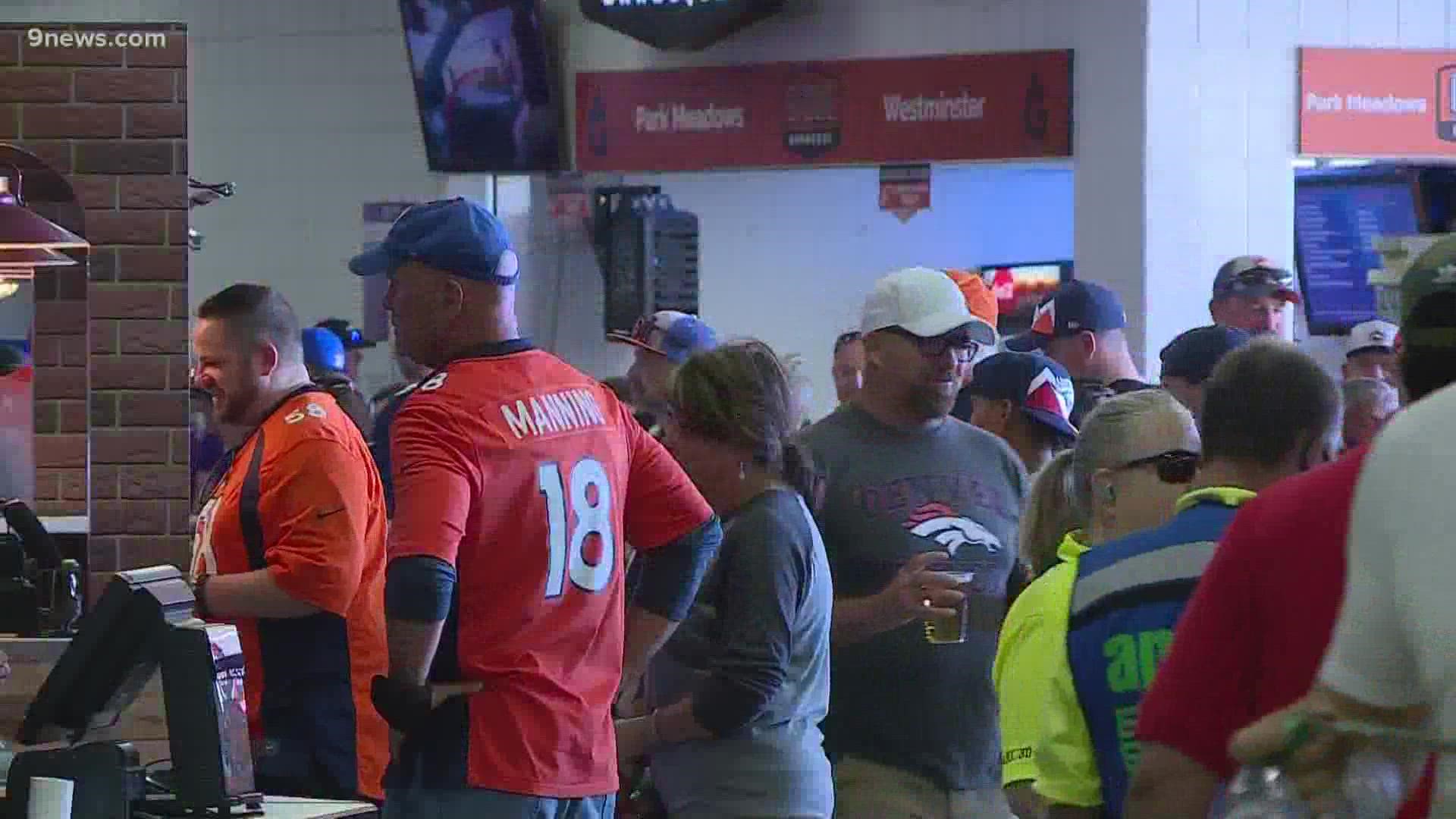 As crowds return to Empower Field at Mile High, they may bump into slower-than-normal service as the stadium, like many businesses, deals with a labor shortage.