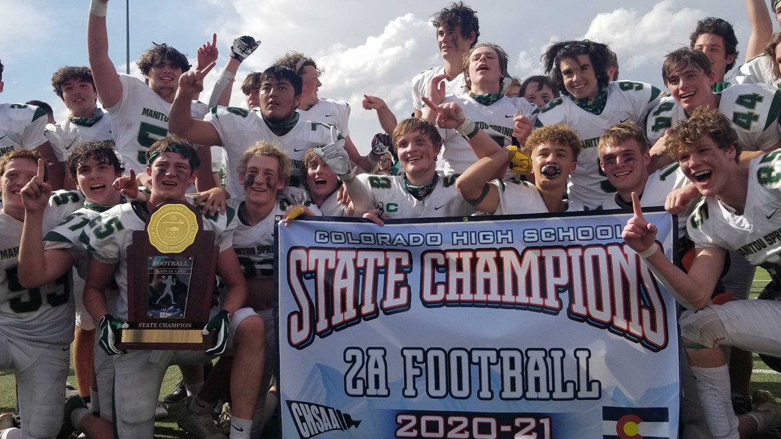Manitou Springs High School wins 2A spring football championship