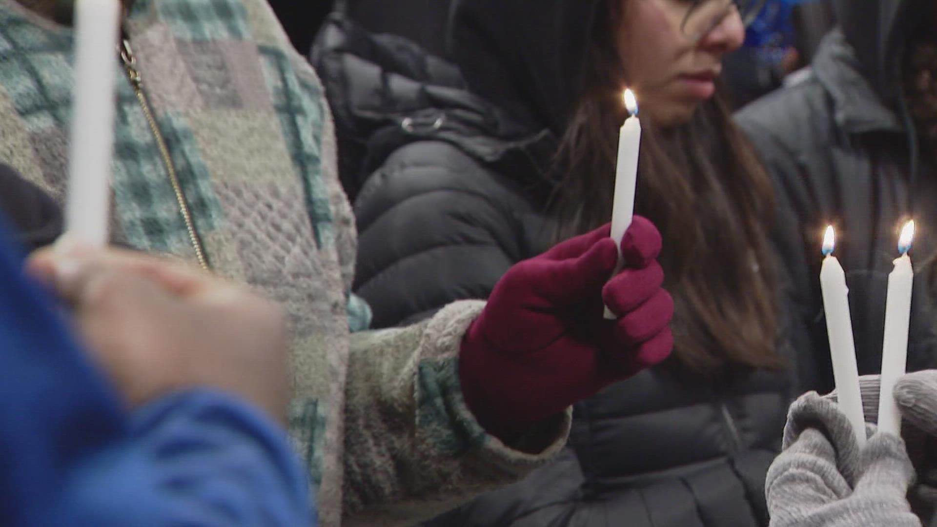 Tayanna Manuel's family held a vigil for her Wednesday night.