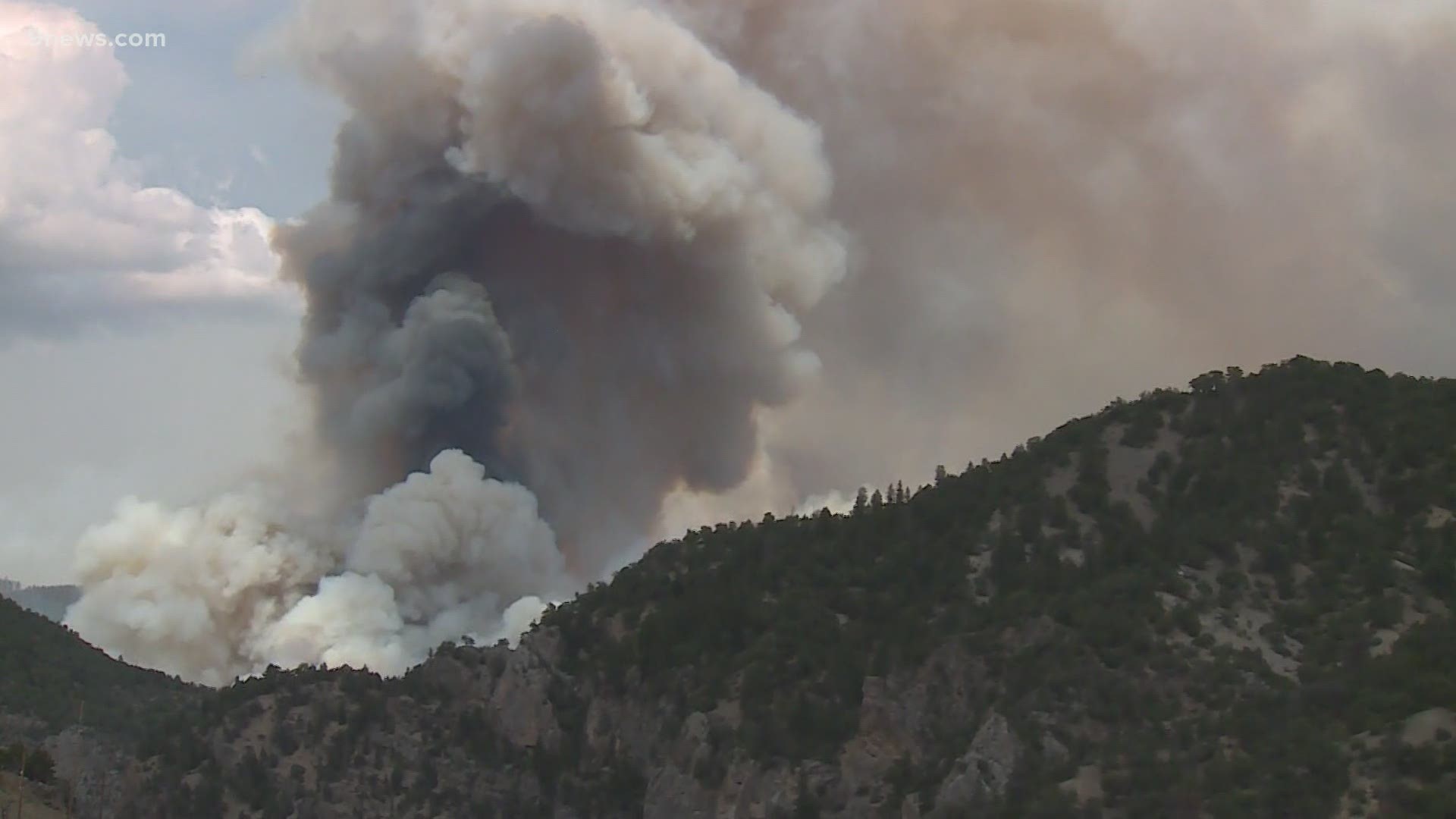 Hot, dry conditions and gusty afternoon winds created erratic fire behavior Wednesday.