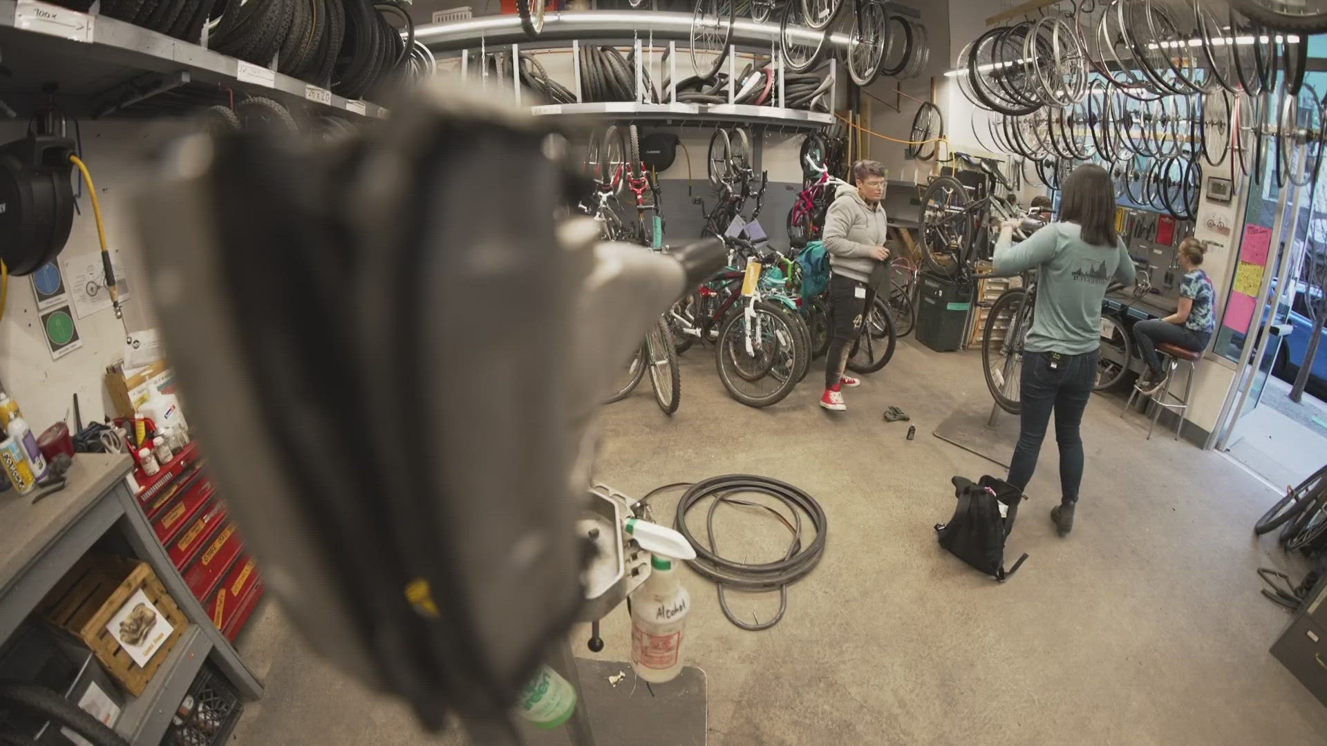 GEM Night is at Bikes Together, a non-profit bike shop, on the last Thursday of every month.
