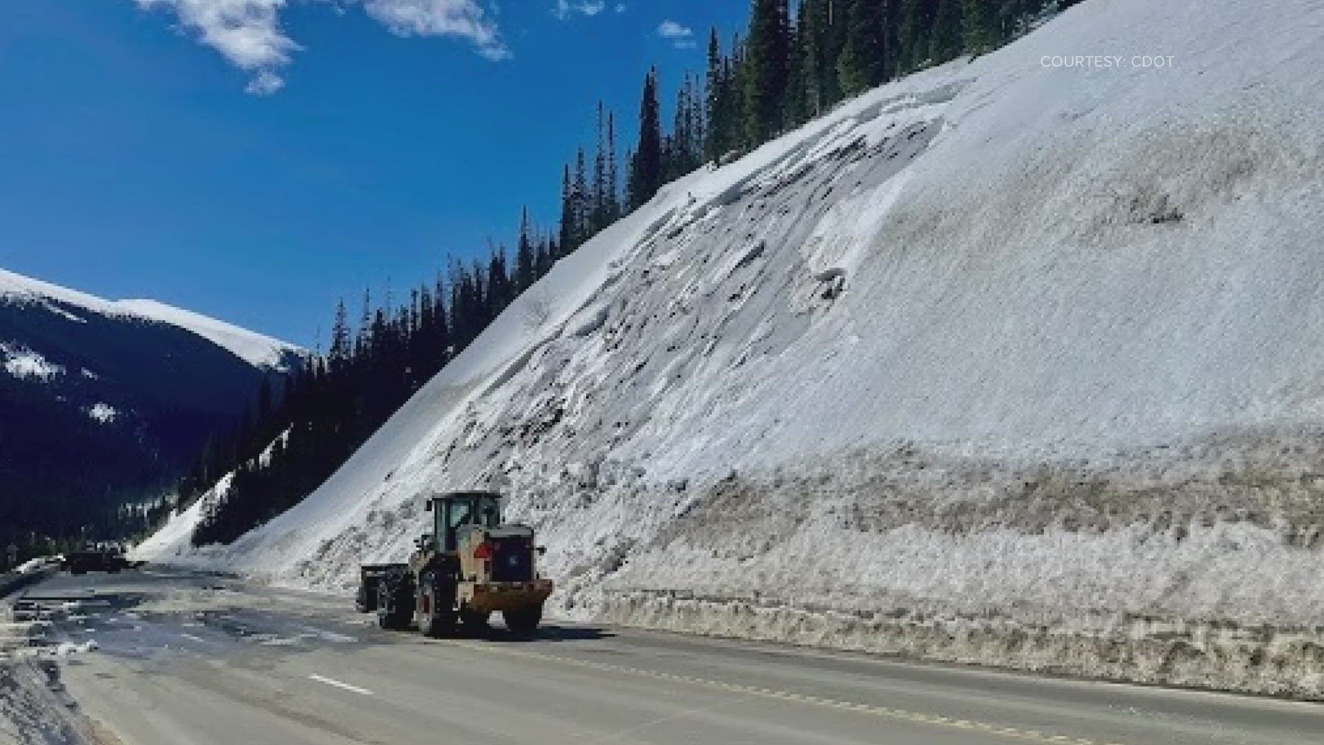 Two slides were reported Wednesday on the west side of the pass, according to CDOT.