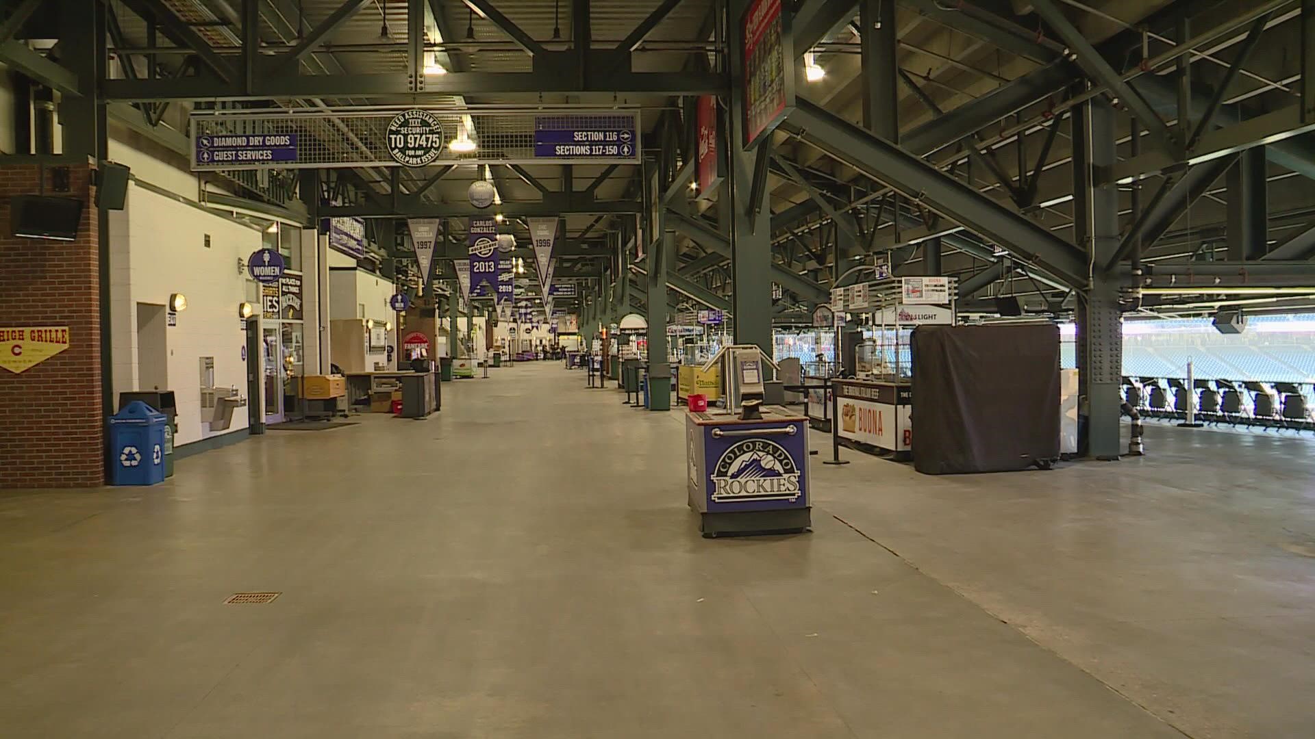 A staff of 700 will be ready for Opening Day at Coors Field, but more workers are needed for the rest of the baseball season.