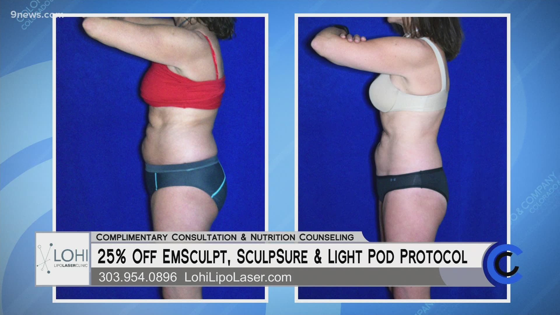 Book your appointment at Lohi Lipo Laser by calling 303.954.0896 or visit LohiLipoLaser.com. Get started with three of their top techs and get 25% off!
