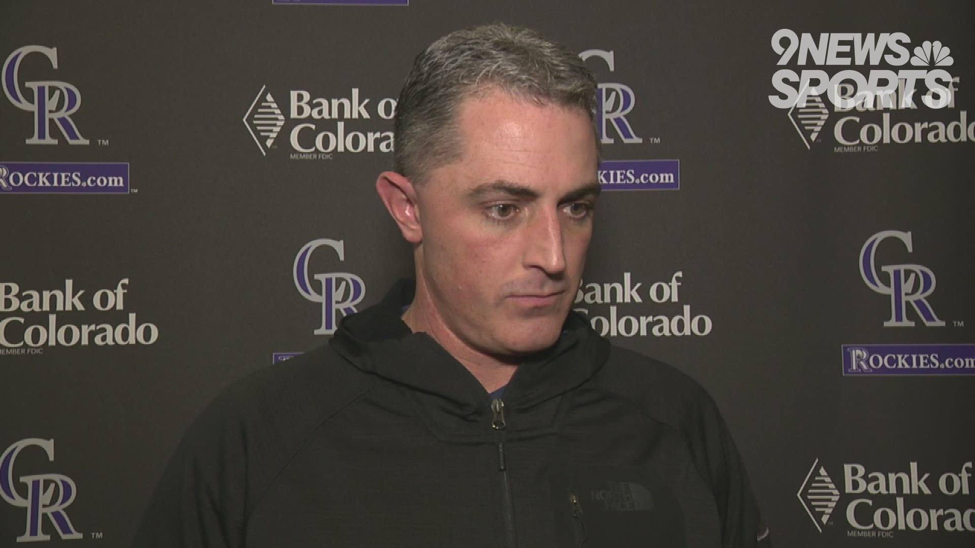 In his first meeting with the media since Arenado said he felt 'disrespected' by the team, Bridich declined to offer any sort of olive branch.
