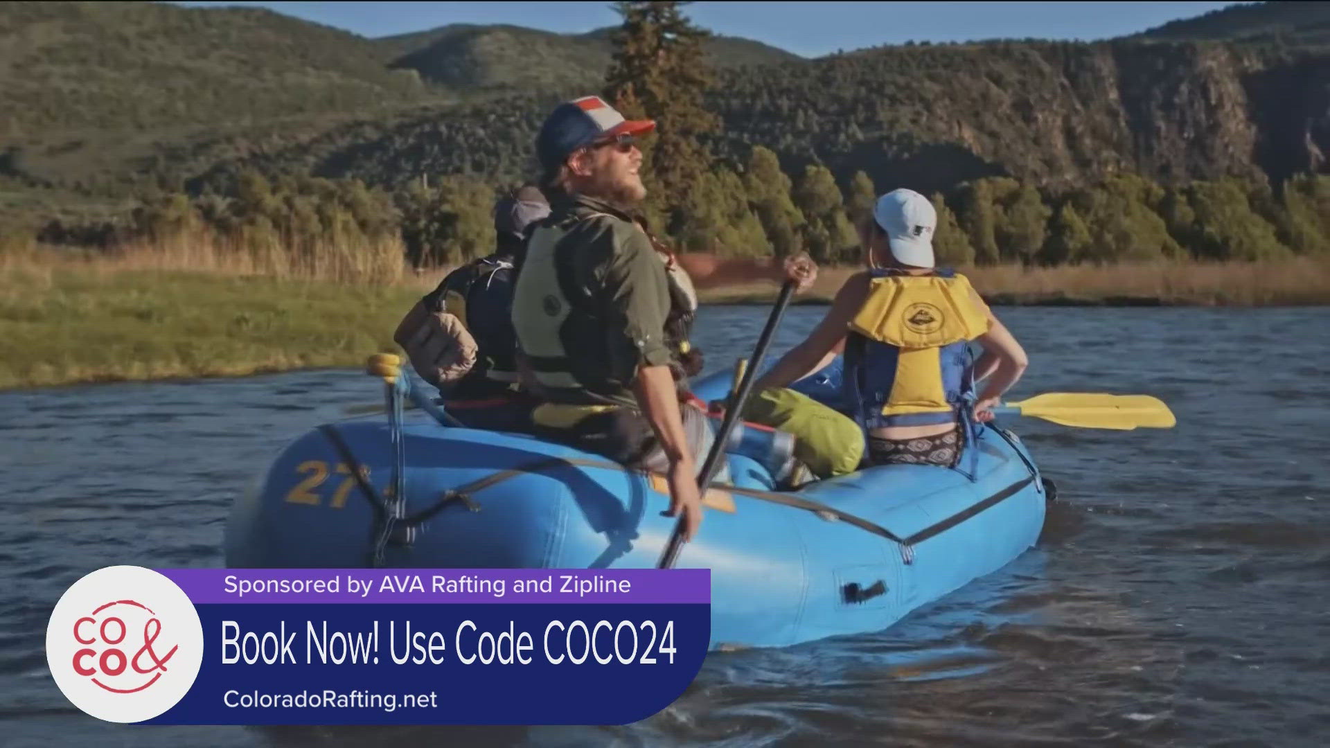 Adventure awaits in the beautiful Colorado landscape. Call 970.423.7031 or visit ColoradoRafting.net to get started. Code COCO24 gets you a special discount! *PAID*