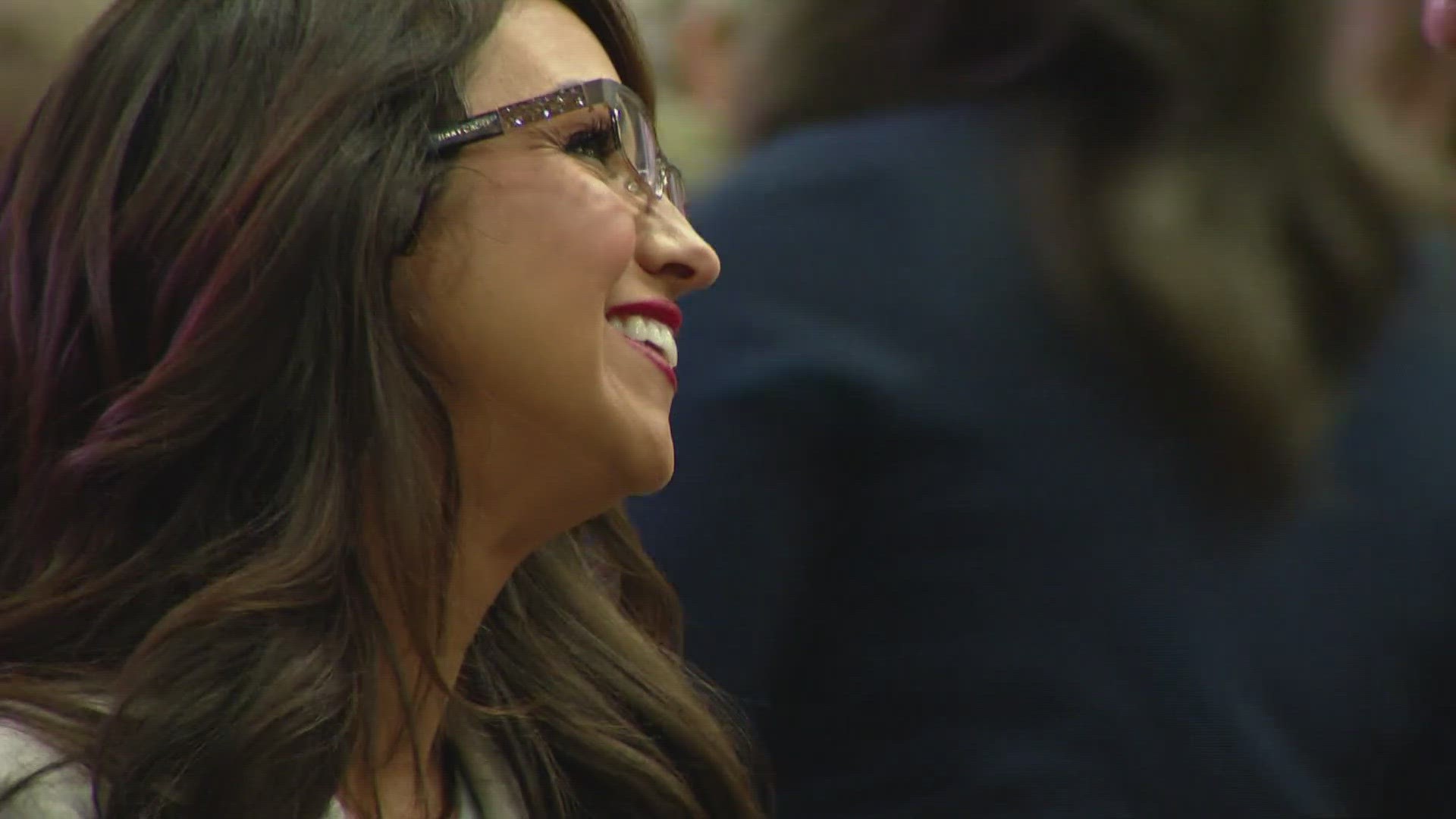U.S. Rep. Lauren Boebert got the 10% minimum vote needed at Colorado GOP assembly in Pueblo on Friday to stay in the race for Colorado's 4th Congressional District.