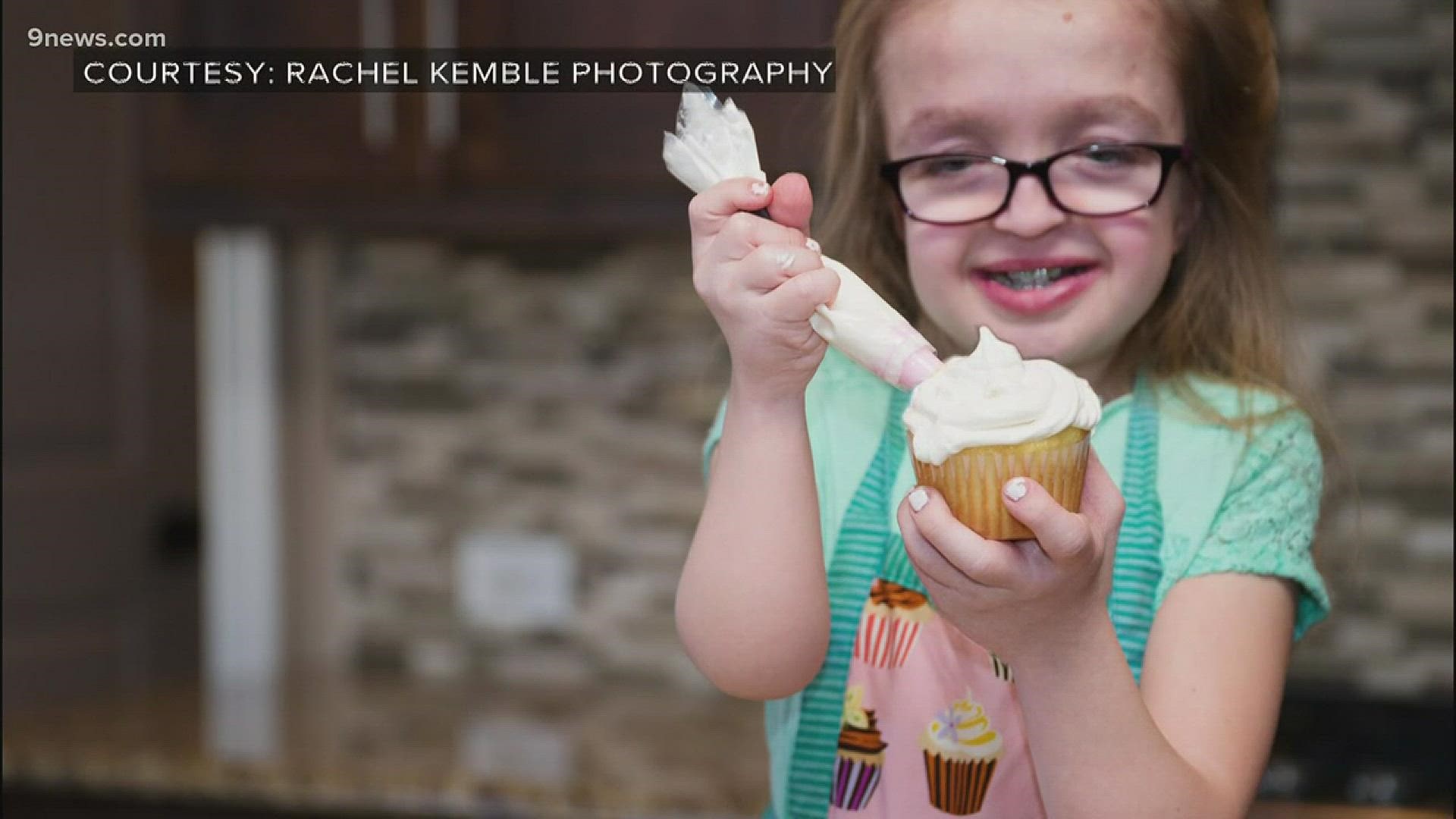 Kaley hoped to raise $50,000 through her cupcakes which she designed that are sold at King Soopers stores for the first 7 days of every month.