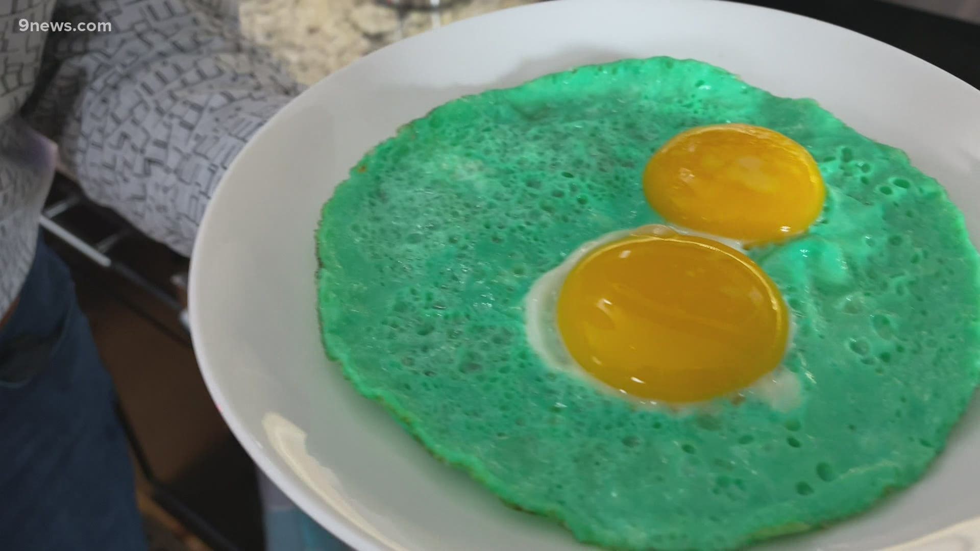 Learn how to make green eggs and separate a yok with a bottle.
