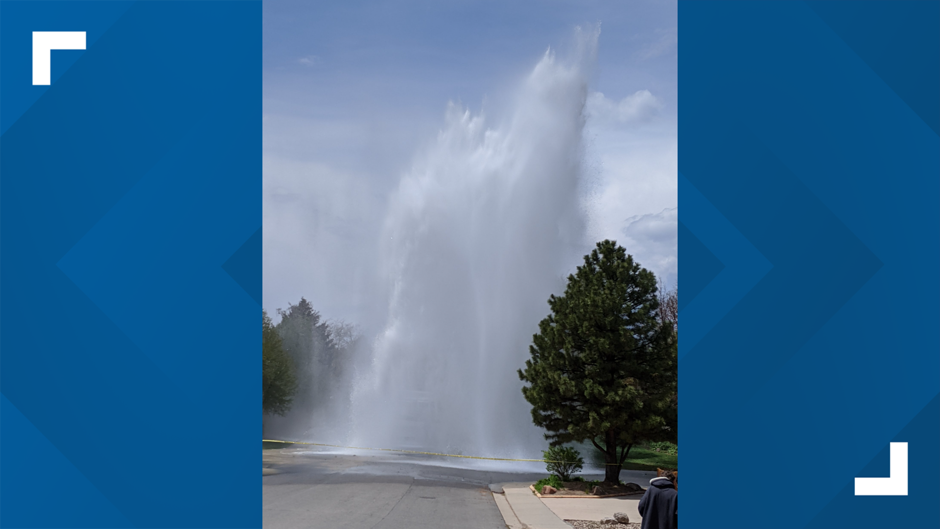 Water main break in Denver neighborhood | 9news.com