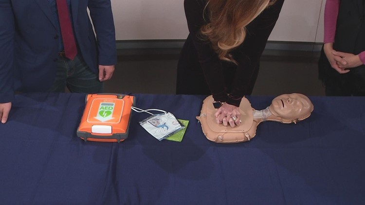 Teaching the importance of knowing CPR and how it can save lives
