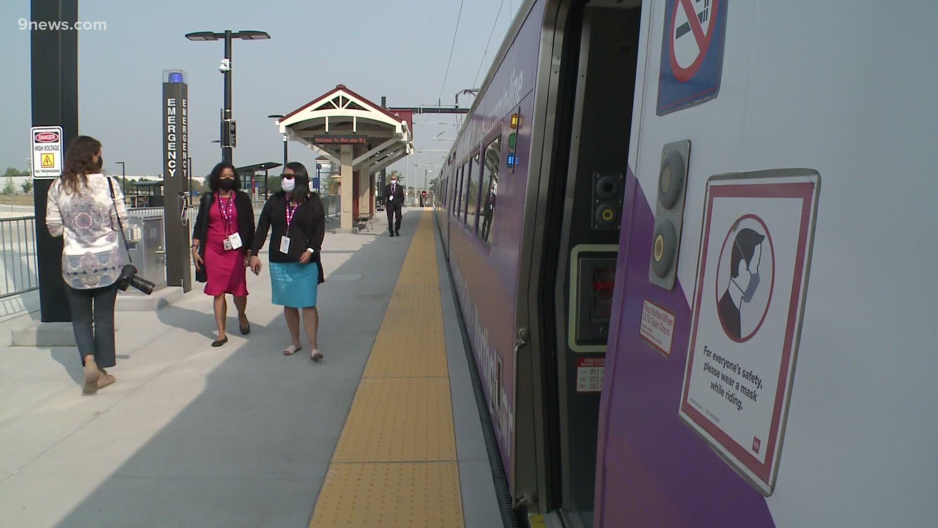 The transit agency said riders must still wear a mask while waiting for and riding RTD vehicles.