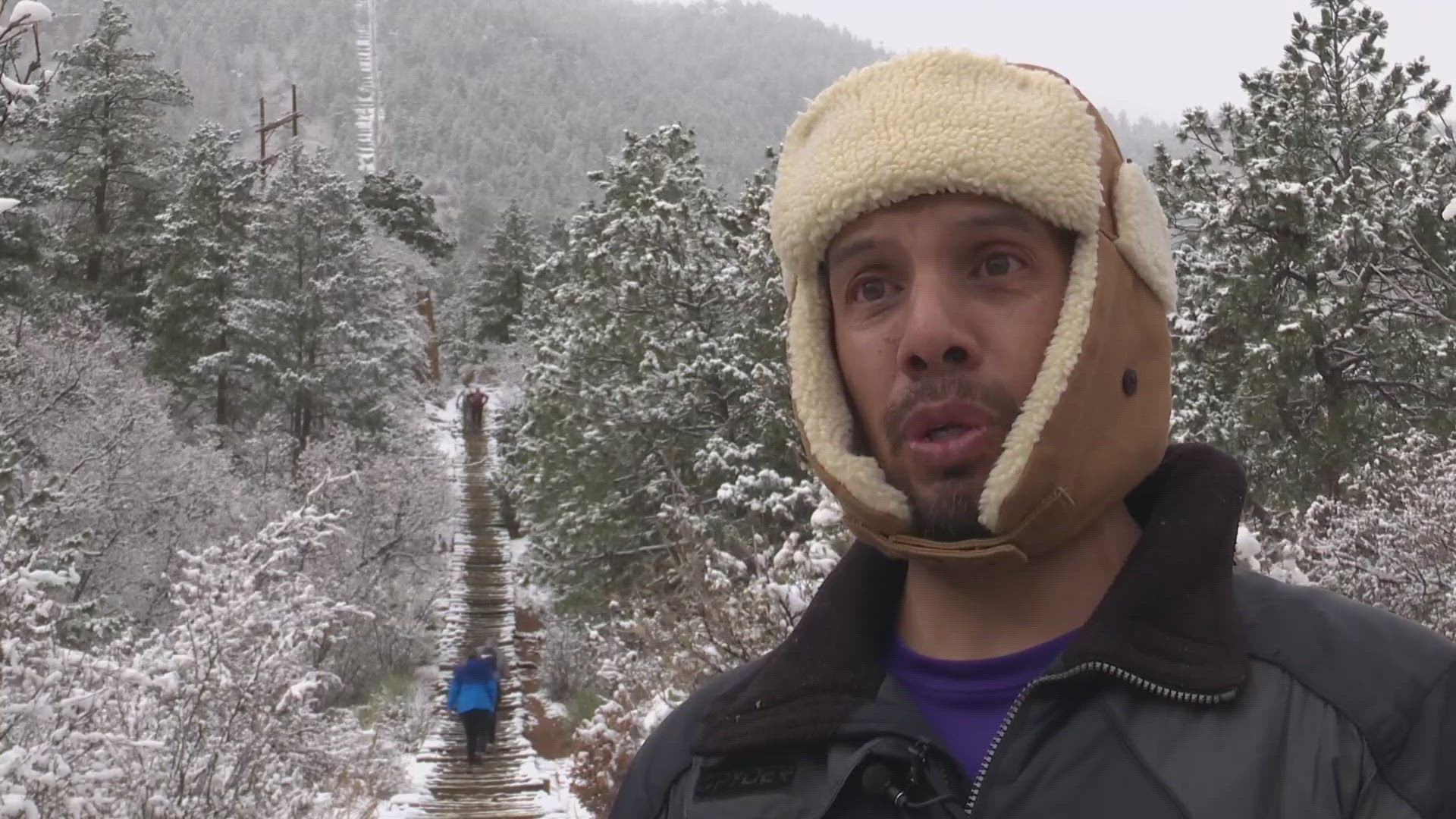 There are plenty of things you can do in your free time like shovel the entire Manitou Incline... all 2,768 steps. Gary Martinez did just that.