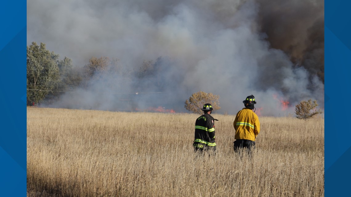 Police questioning 3 juveniles in connection to grass fire in