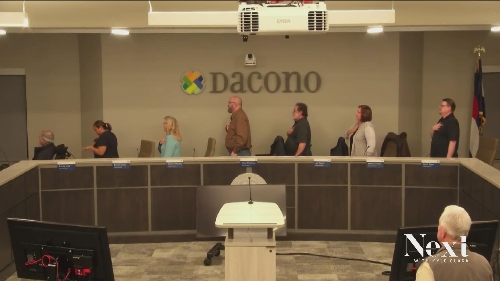 The city manager in Dacono was recently recognized for decades of service to the community, and then abruptly fired at the end of the same meeting.