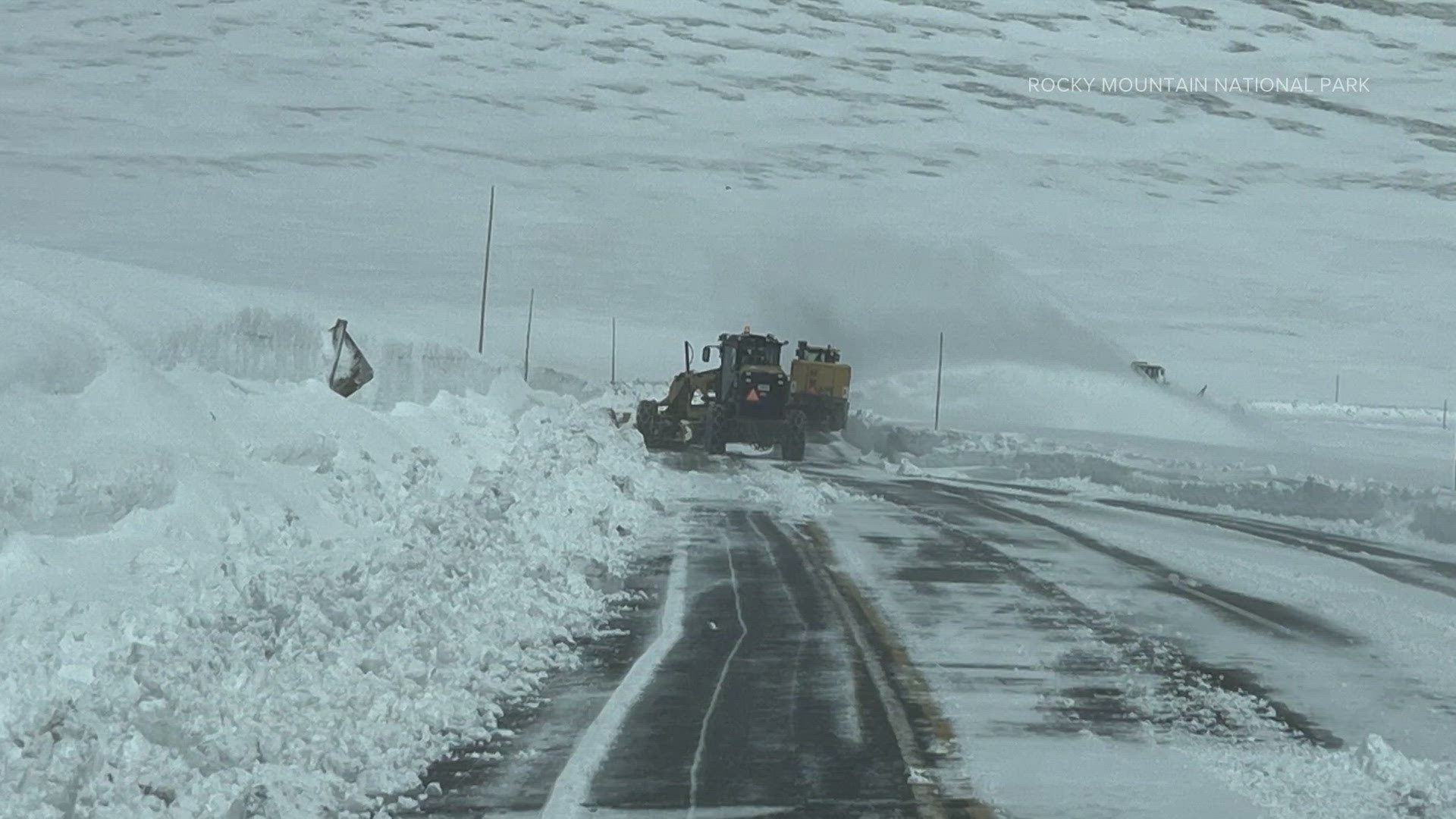 Trail Ridge Road is not anticipated to open over the Memorial Day Holiday weekend.