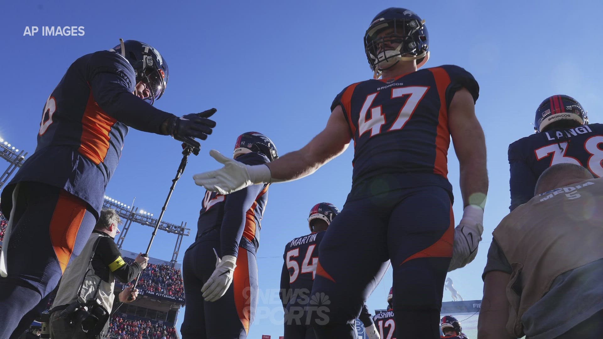 Denver Broncos linebacker Josey Jewell (47) reacts during an NFL