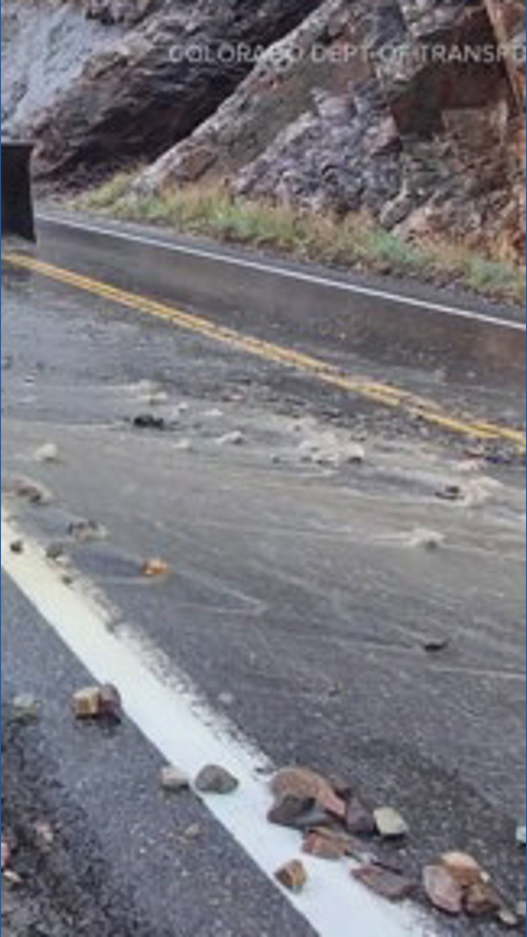 Days of heavy rain triggers mudslides across U.S. Highway 550 | 9news.com