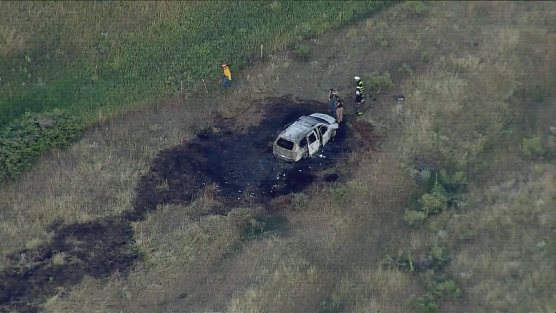 The Larimer County Sheriff's Office initially thought it was a possible road rage incident.