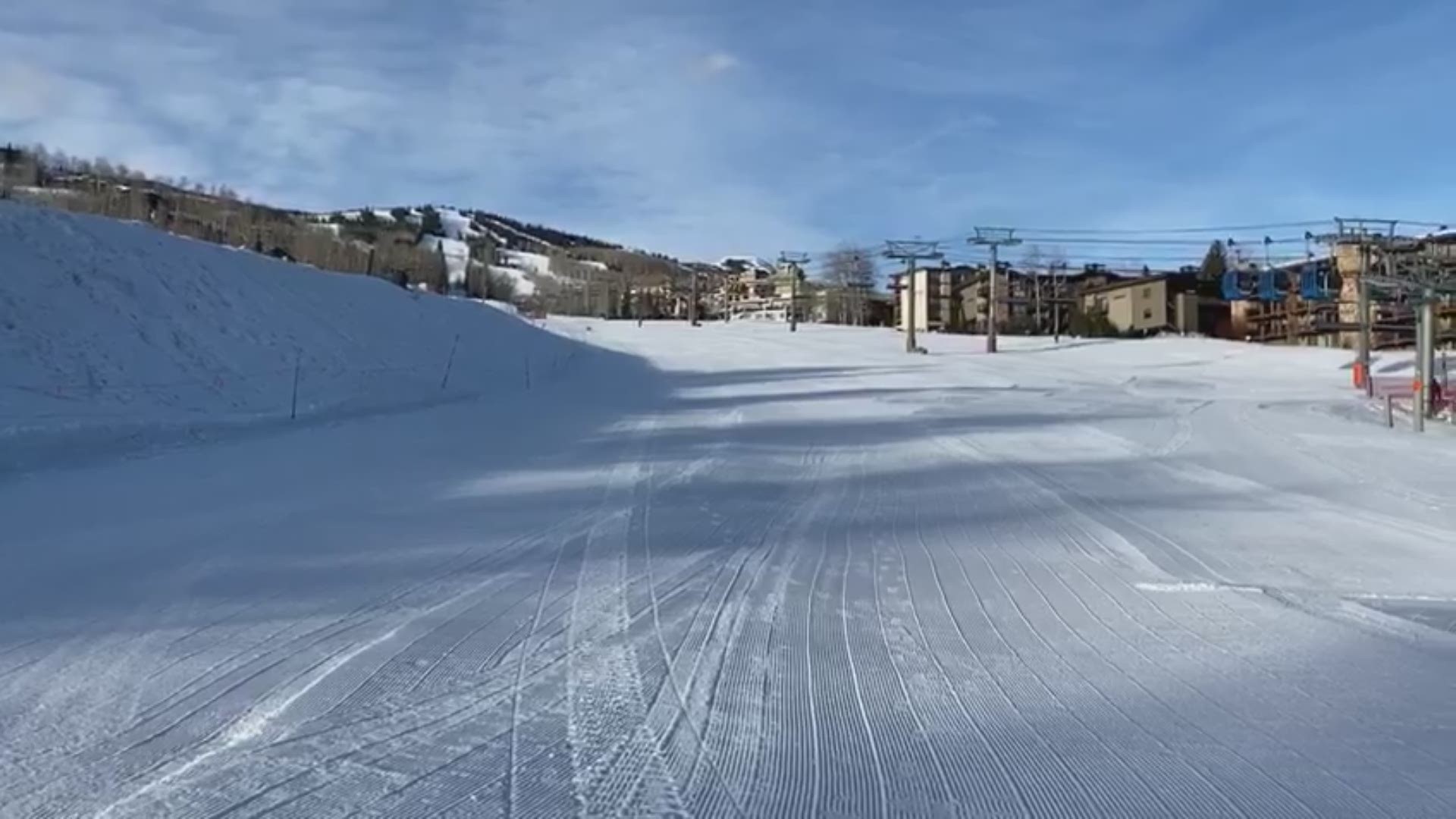 Snowmass in Aspen is eerily empty after Gov. Polis ordered all Colorado ski areas to close for one week to fight the spread of COVID-19.