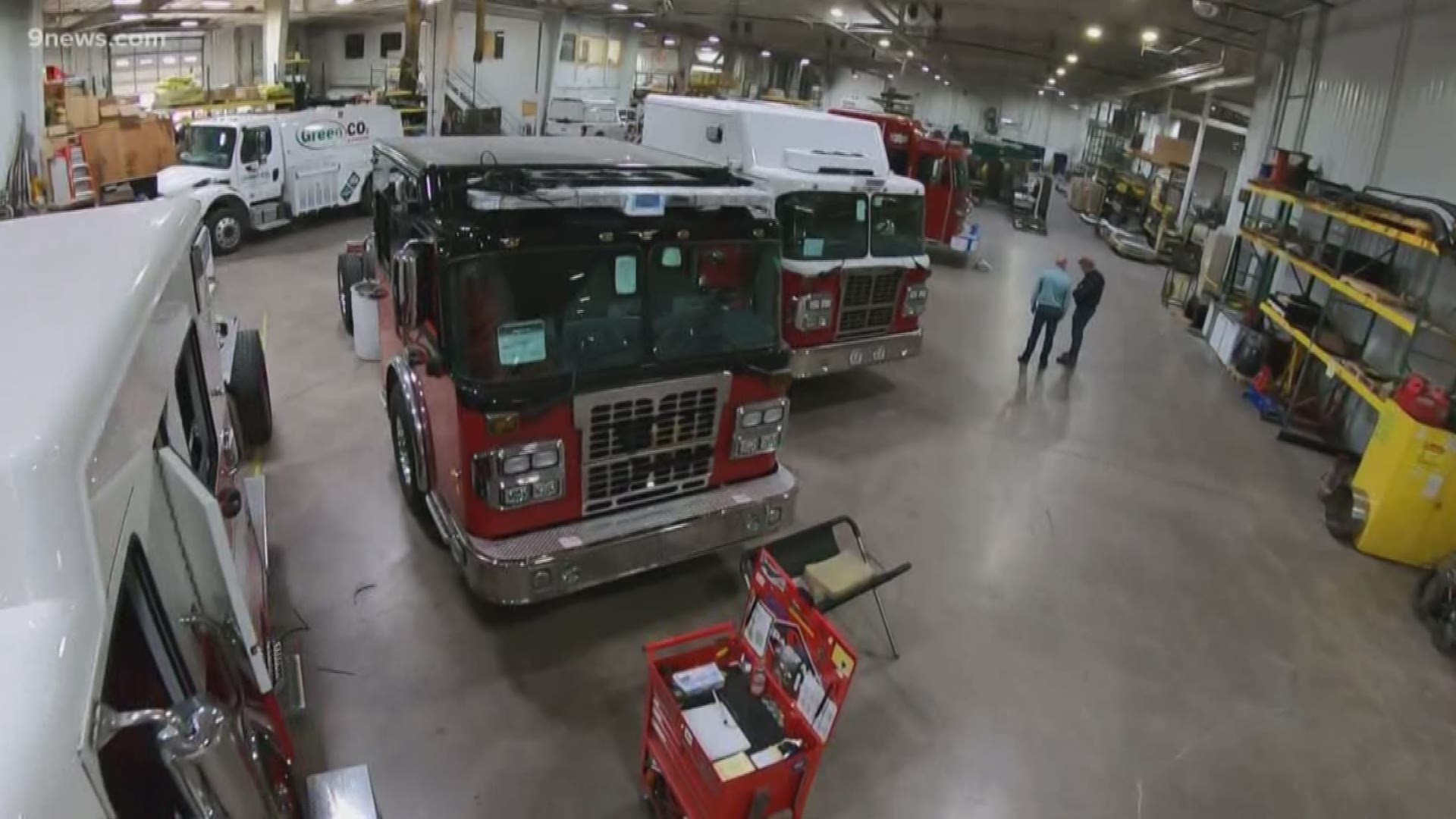 This year, the factory is building more than 20 firetrucks for Colorado fire departments.
