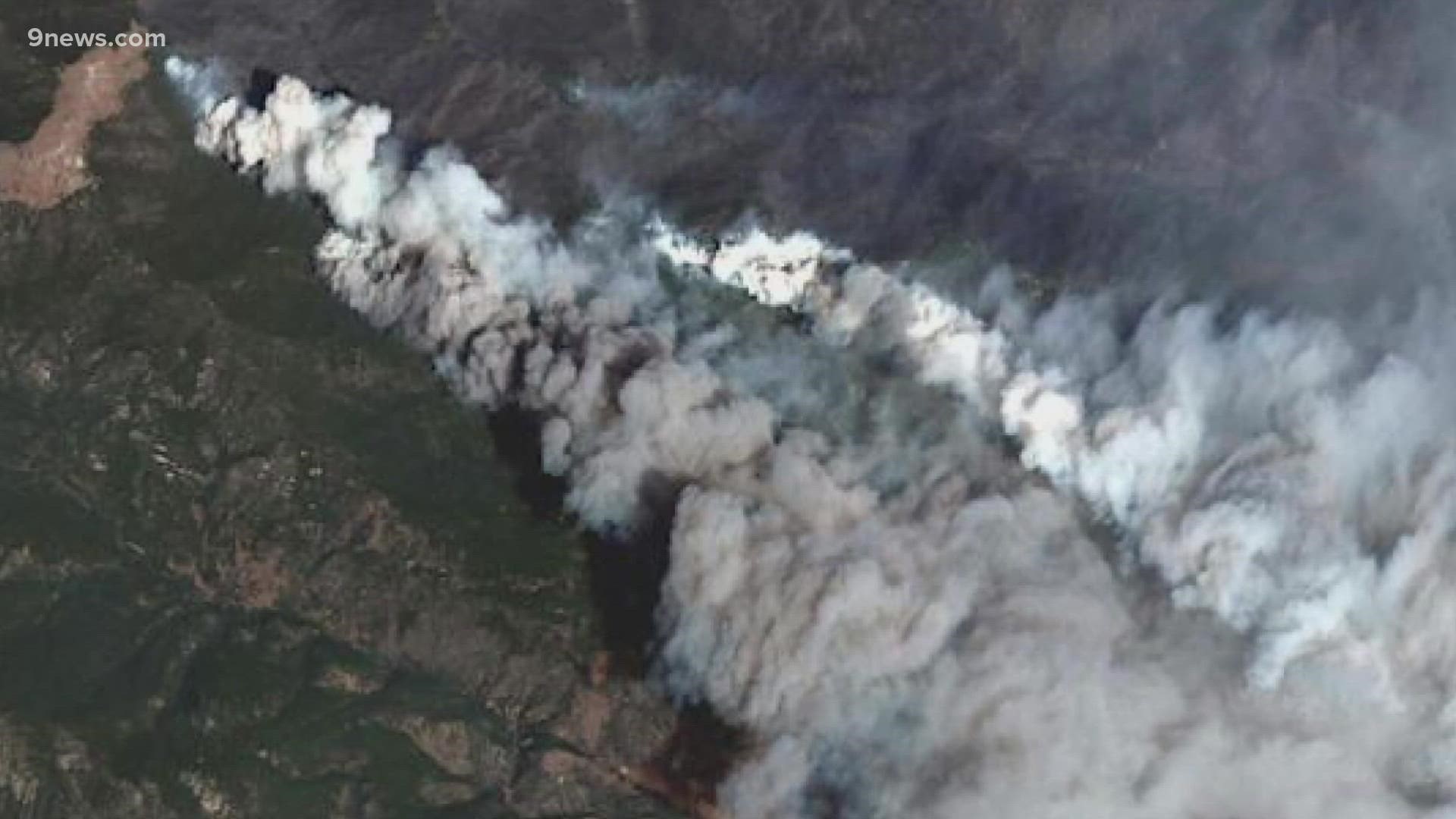 The satellites give fire crews a heads up on shifting flames and problem areas.