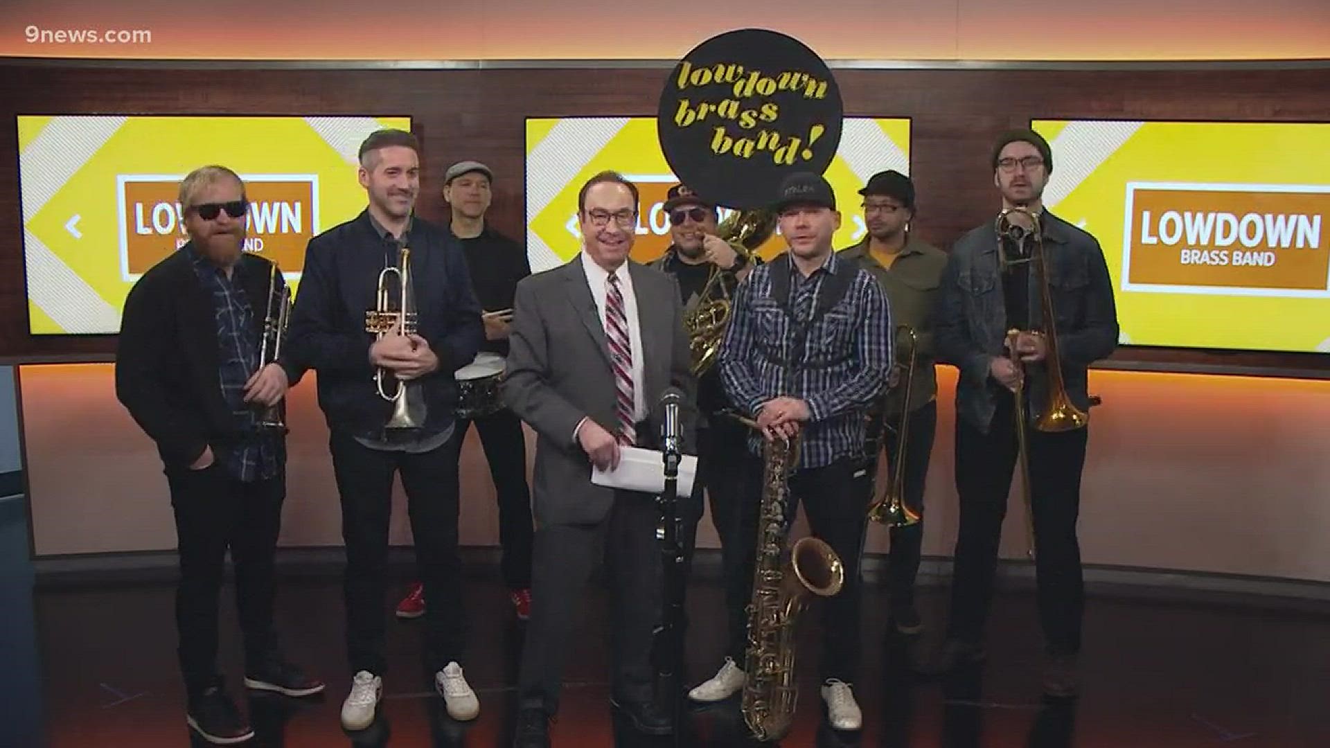 Lowdown Brass Band will play Dazzle Tuesday in Denver. They stopped by to play for us during the 9NEWS morning show.