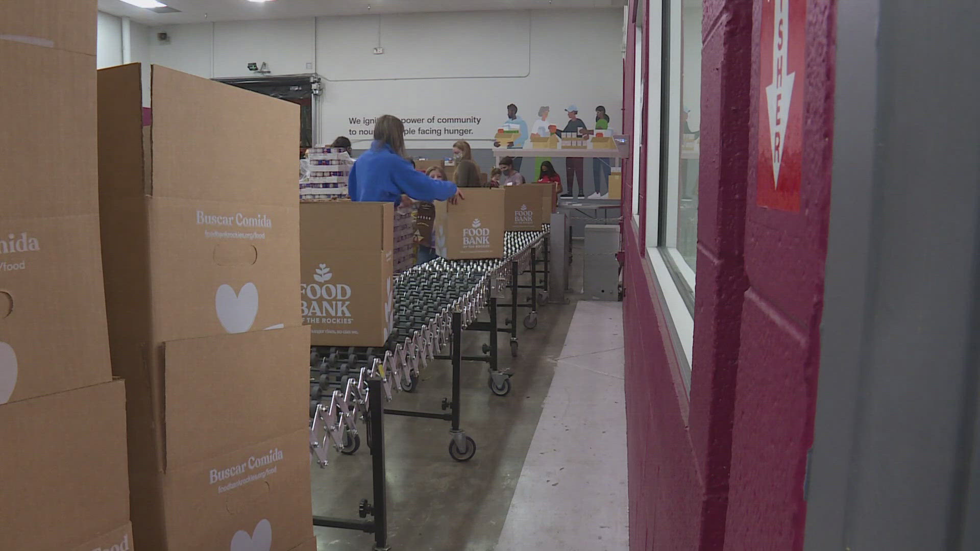 The Food Bank of the Rockies will host their largest food distribution event today at Dick's Sporting Goods Park starting at 9 a.m.