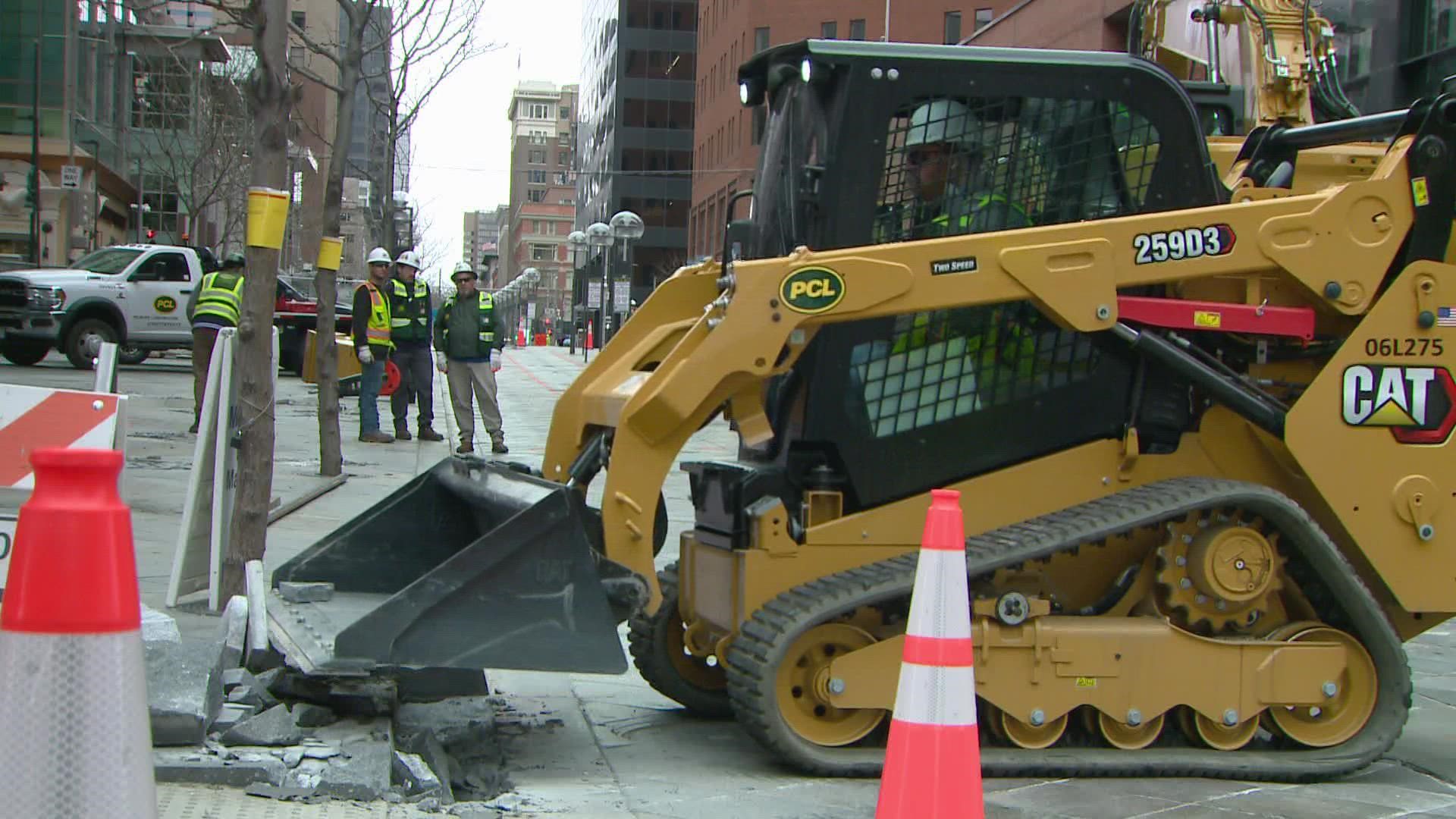 The 16th Street Mall renovation project aims to address deteriorating downtown infrastructure while providing new opportunities for public use and enjoyment.