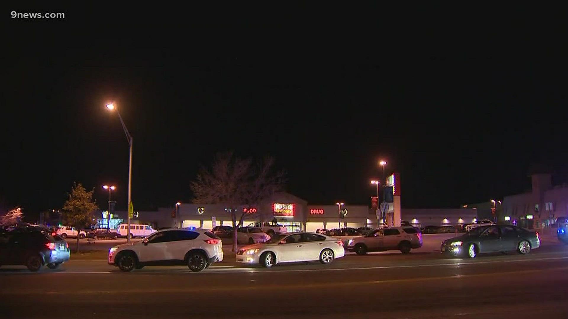 One person died near East Hampden Avenue and South Monaco Parkway in Denver Friday night. It's not clear how they died.