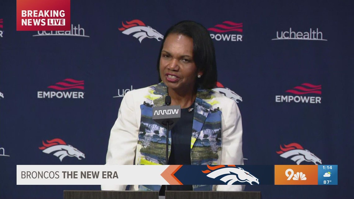 Condoleezza Rice talks about being part of Broncos ownership group