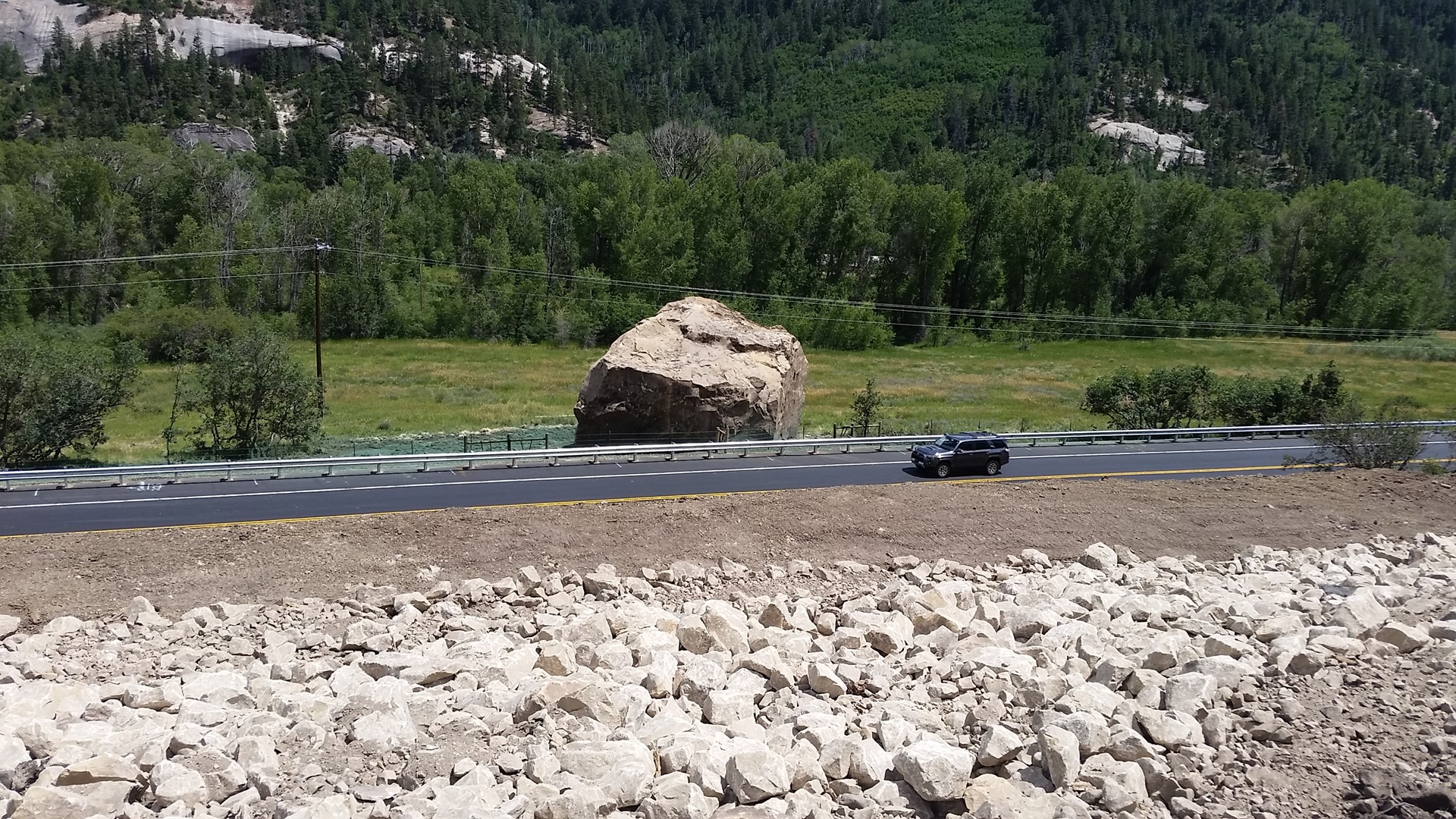 That huge rock that fell on a Colorado highway is officially a landmark