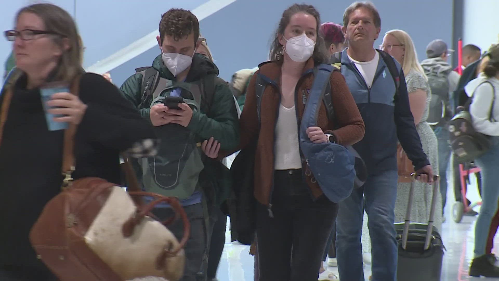 More than 400,000 passengers are expected to pass through Denver International Airport over the holiday weekend.